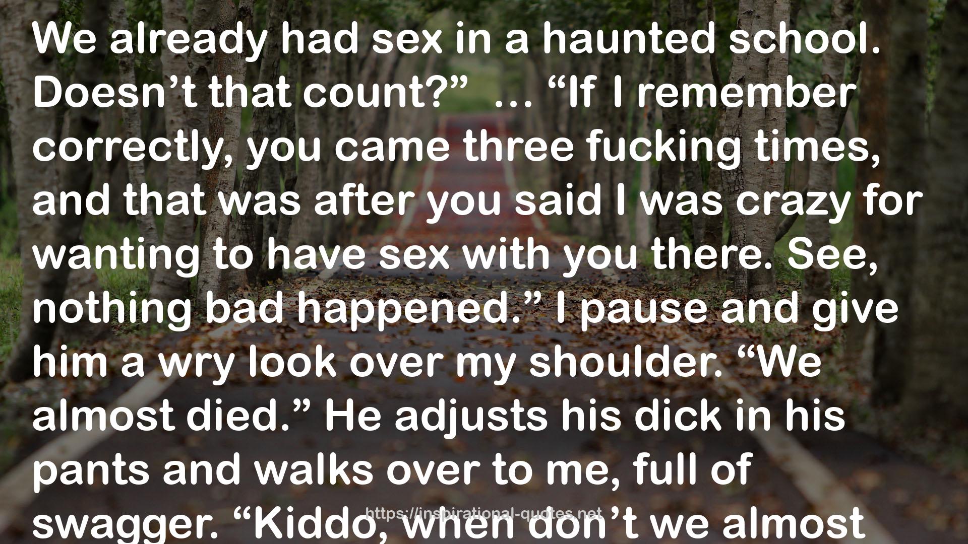 Came Back Haunted (Experiment in Terror #10) QUOTES