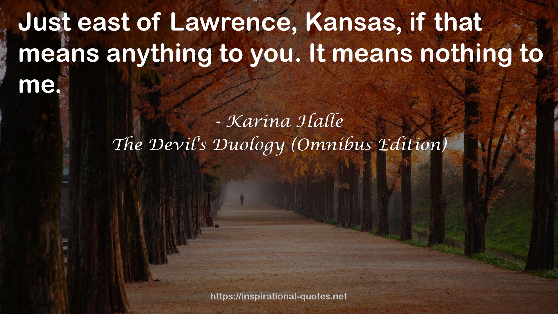 The Devil's Duology (Omnibus Edition) QUOTES