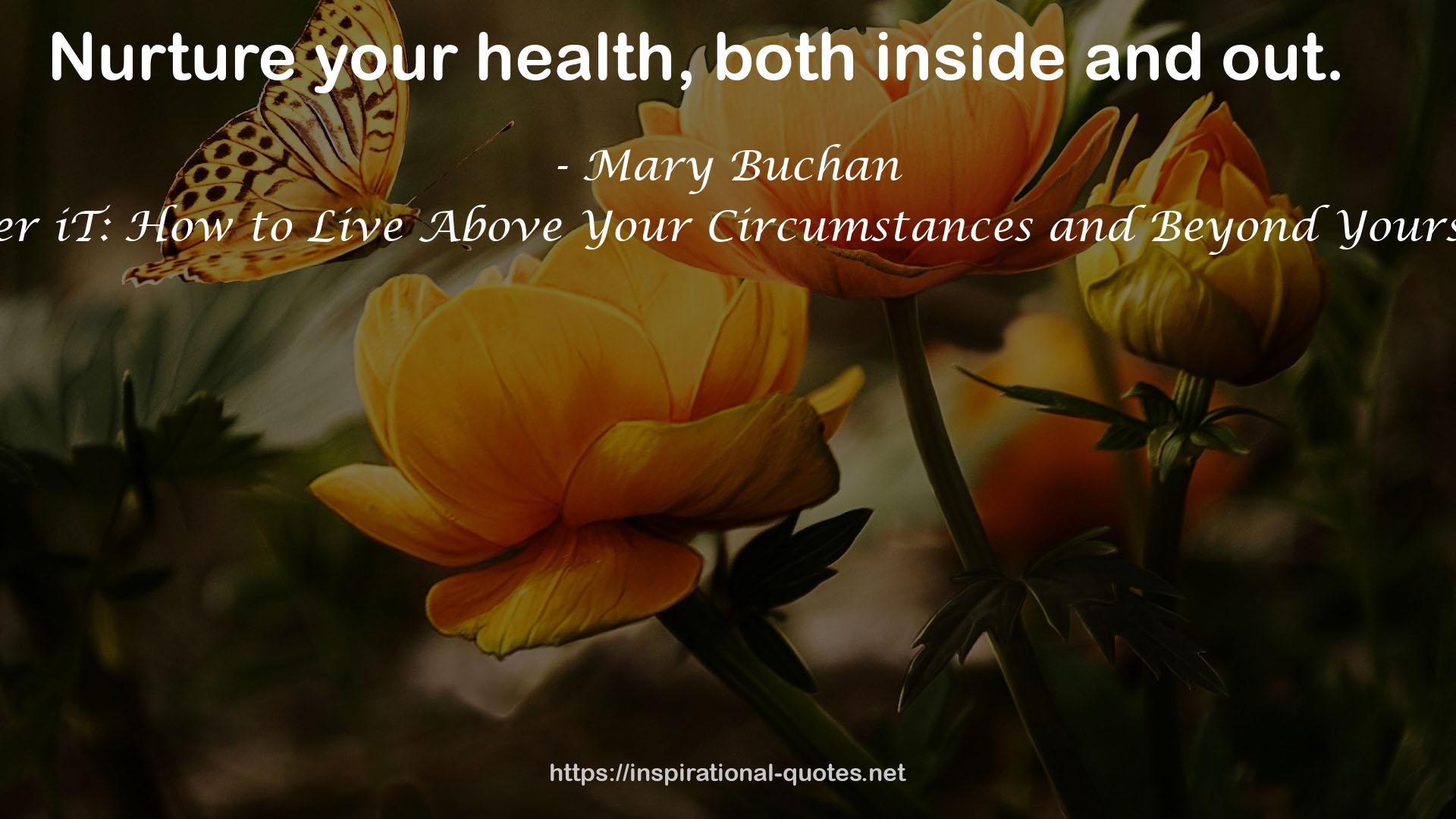 Mary Buchan QUOTES