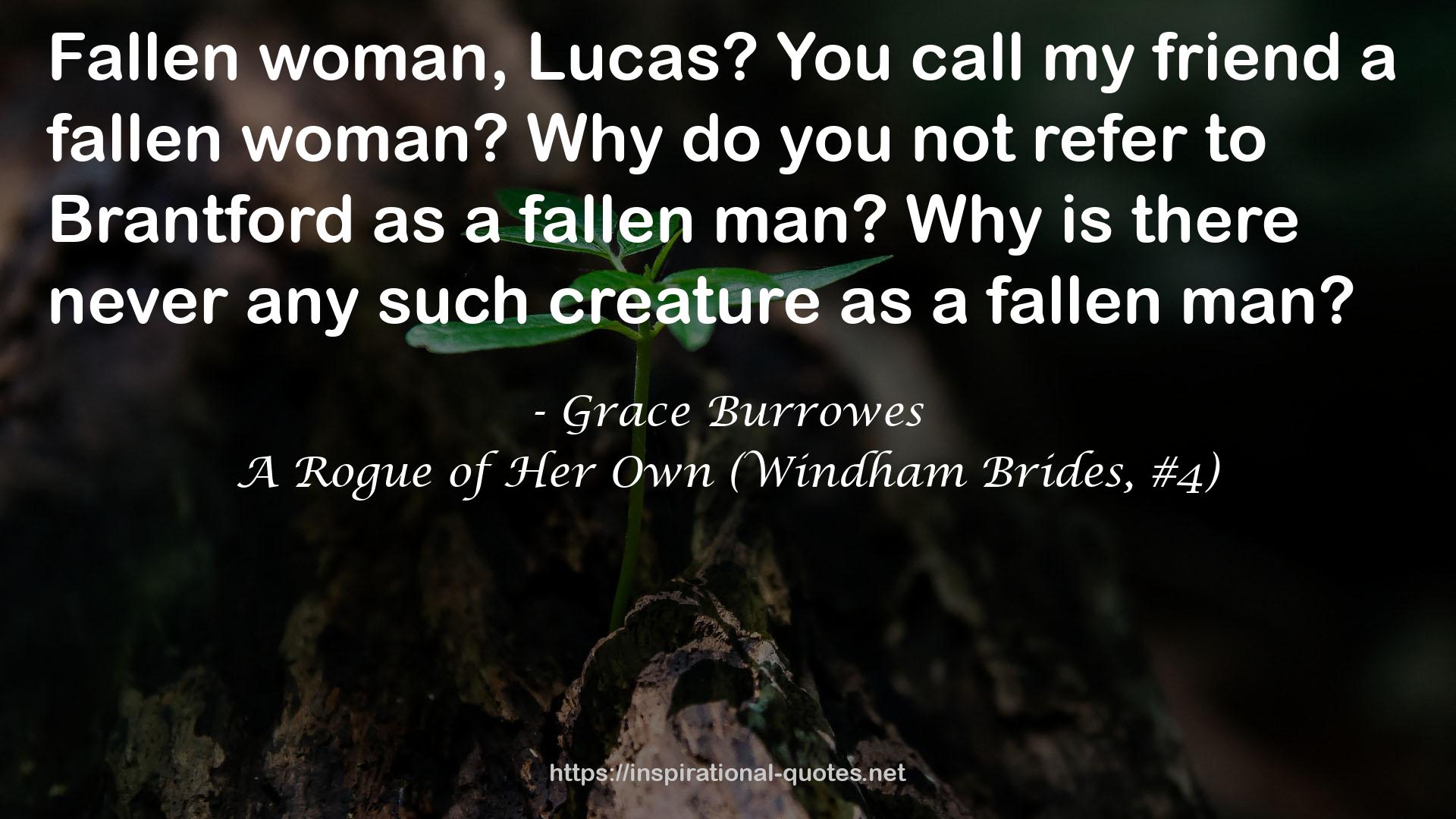 A Rogue of Her Own (Windham Brides, #4) QUOTES