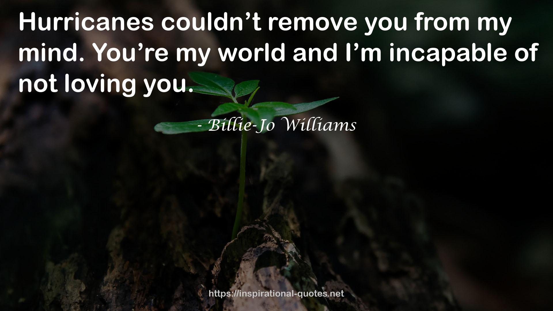 Billie-Jo Williams QUOTES