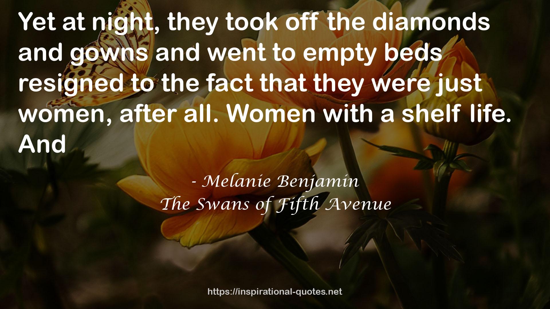 The Swans of Fifth Avenue QUOTES