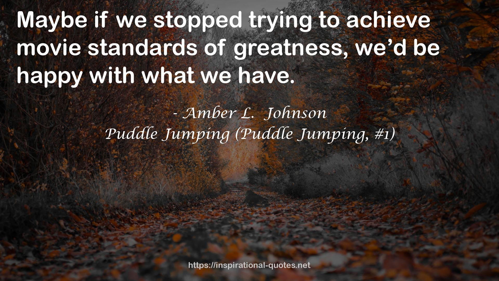 Puddle Jumping (Puddle Jumping, #1) QUOTES