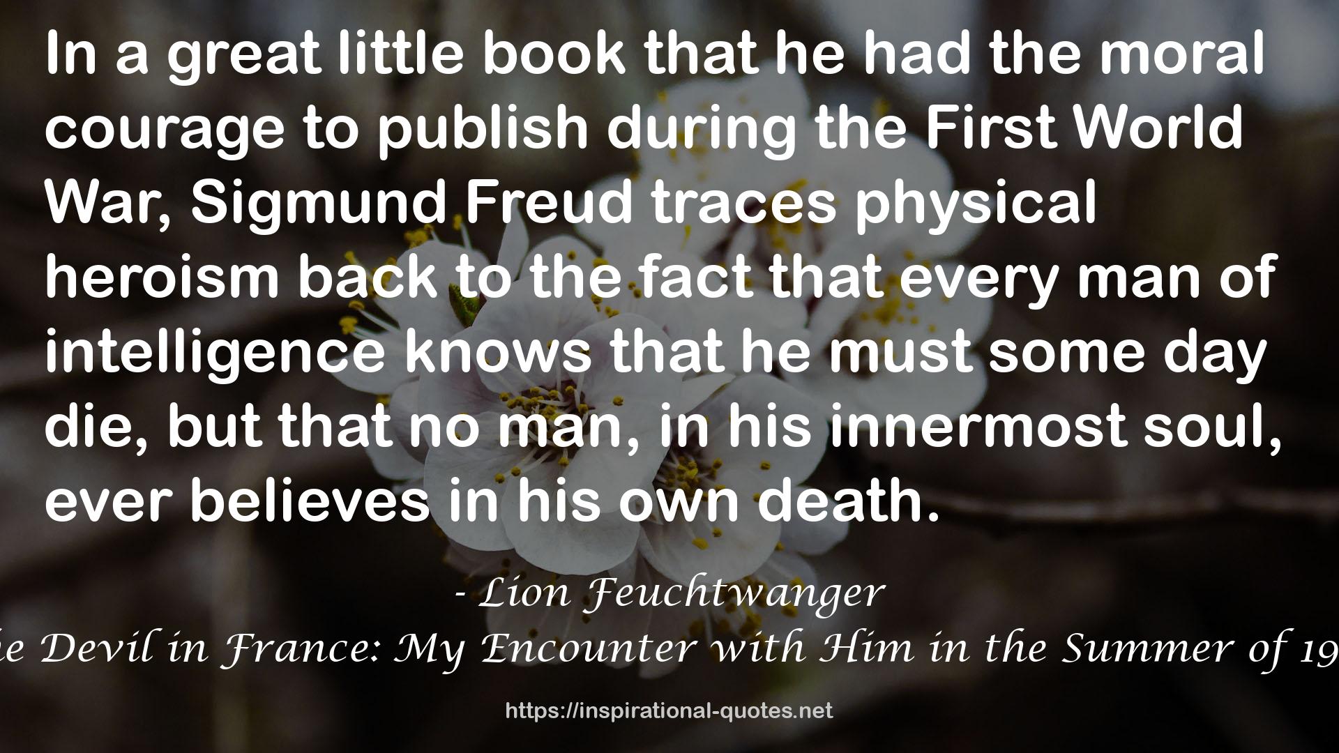 Lion Feuchtwanger QUOTES