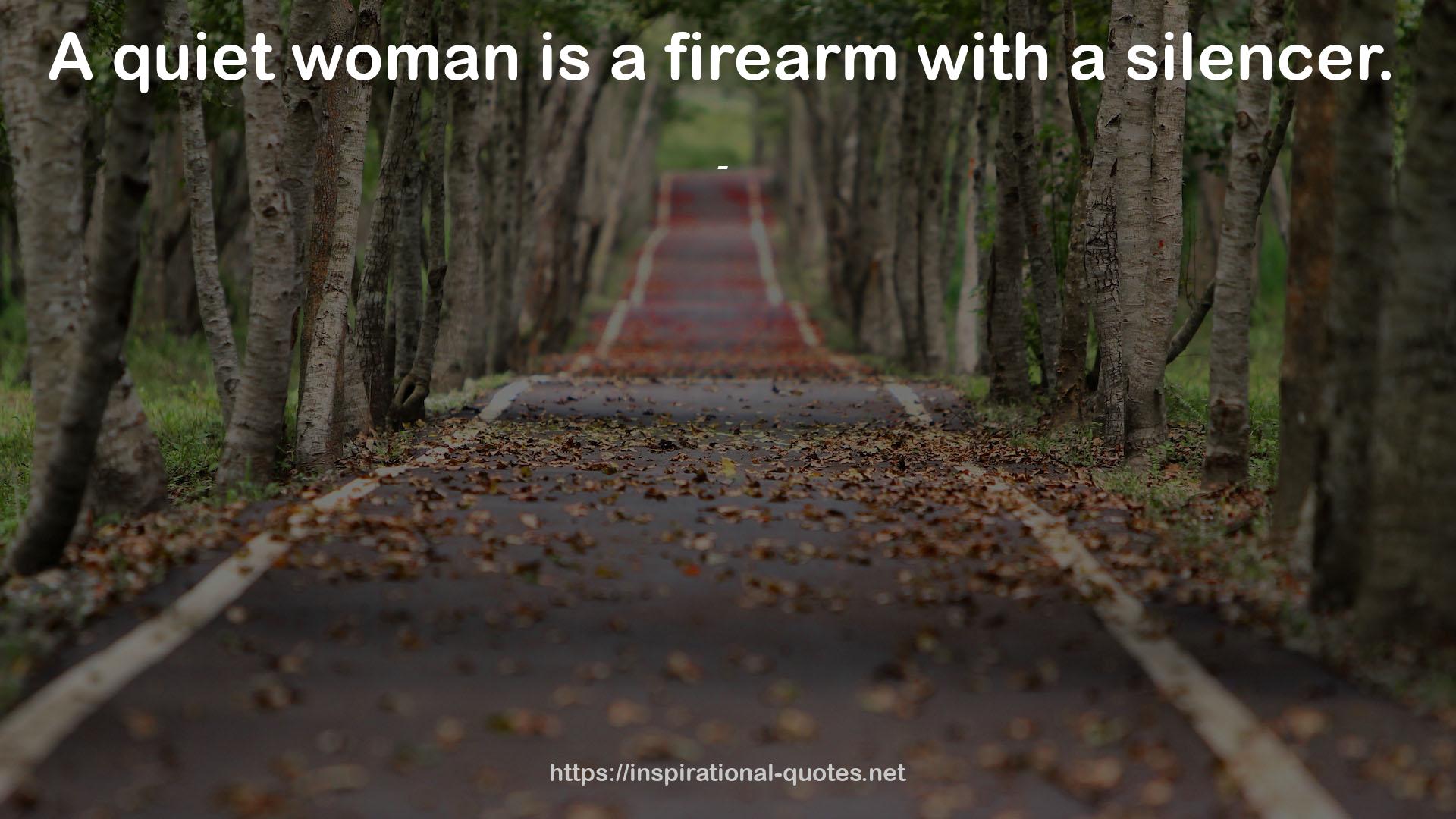 a firearm  QUOTES