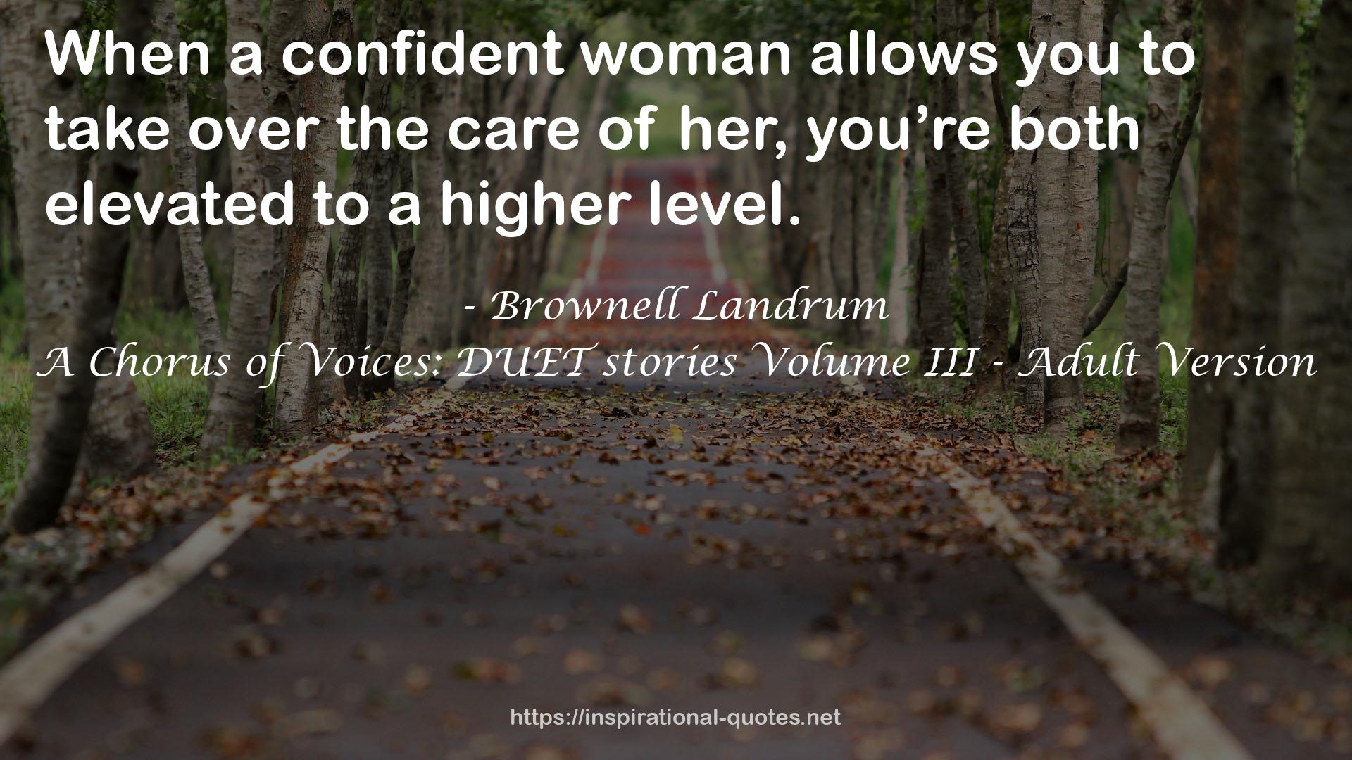 Brownell Landrum QUOTES