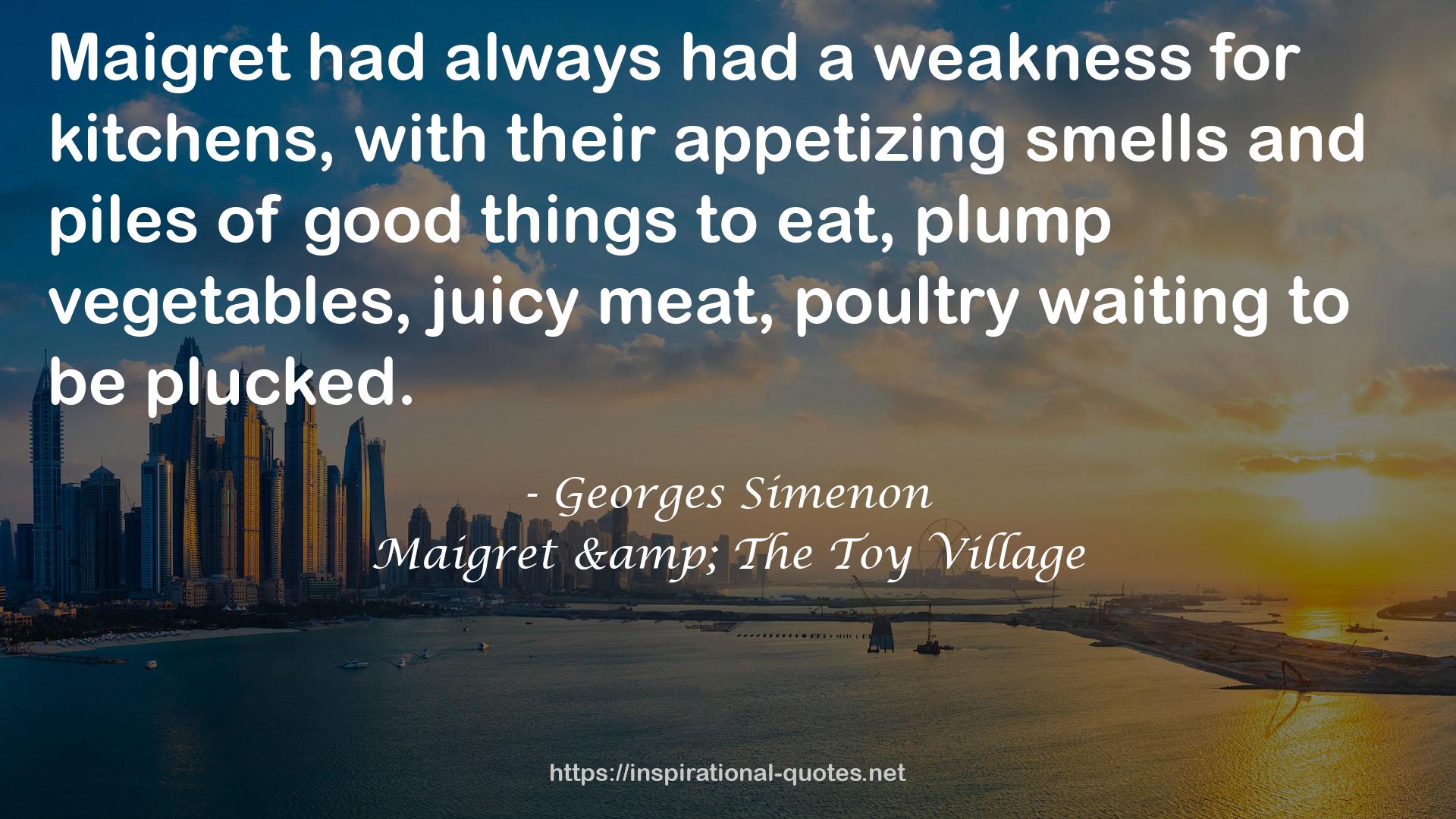 Maigret & The Toy Village QUOTES