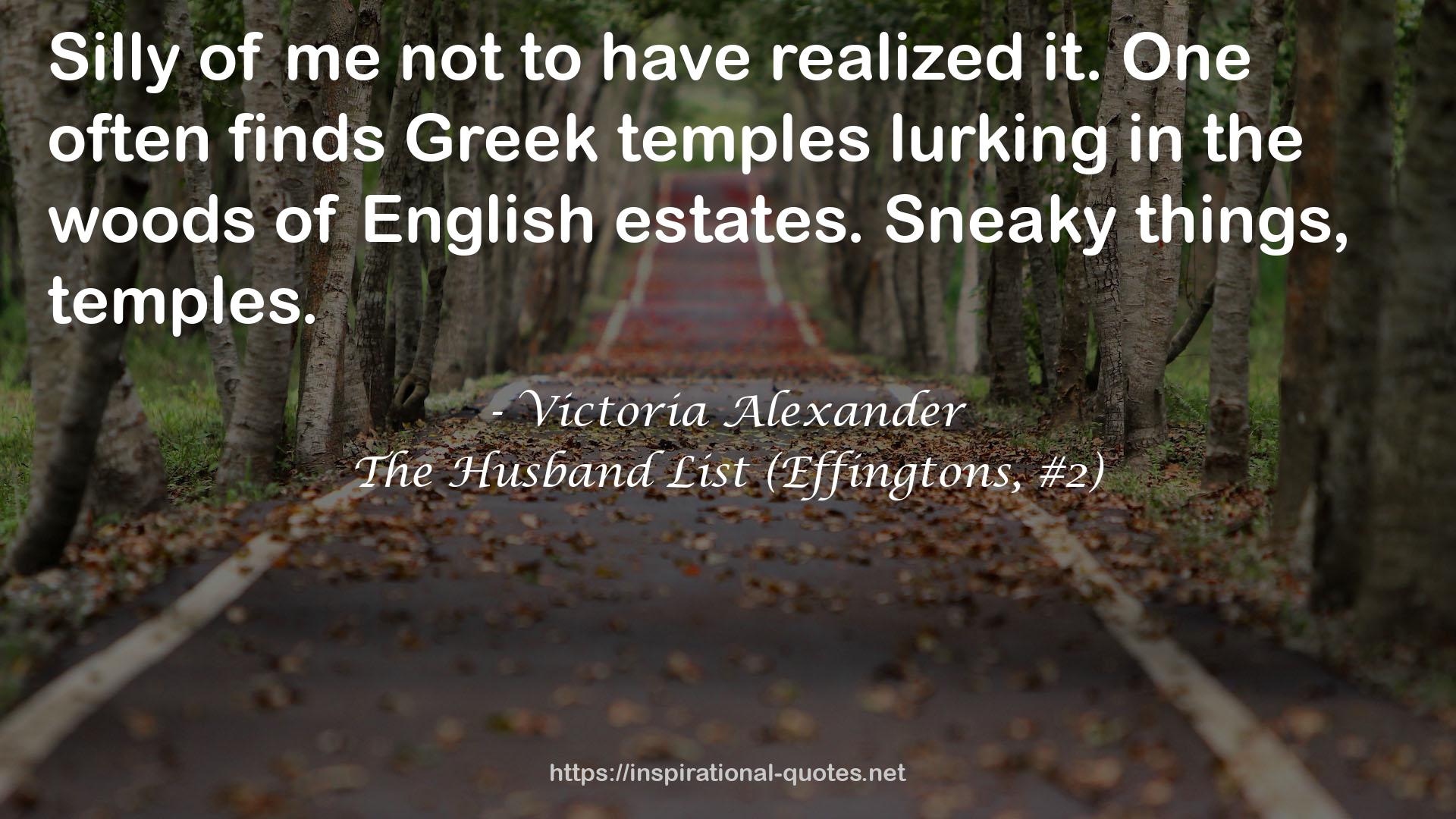 Victoria Alexander QUOTES