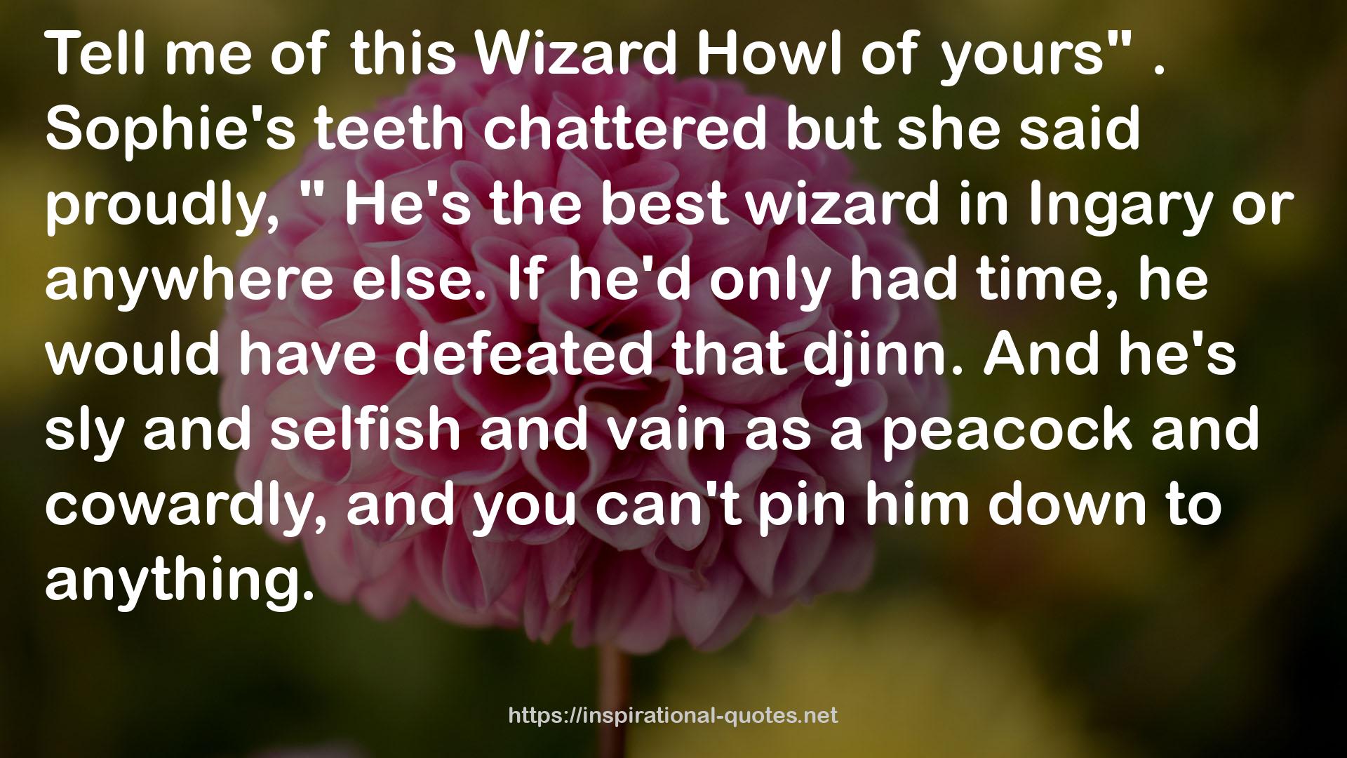 this Wizard Howl  QUOTES