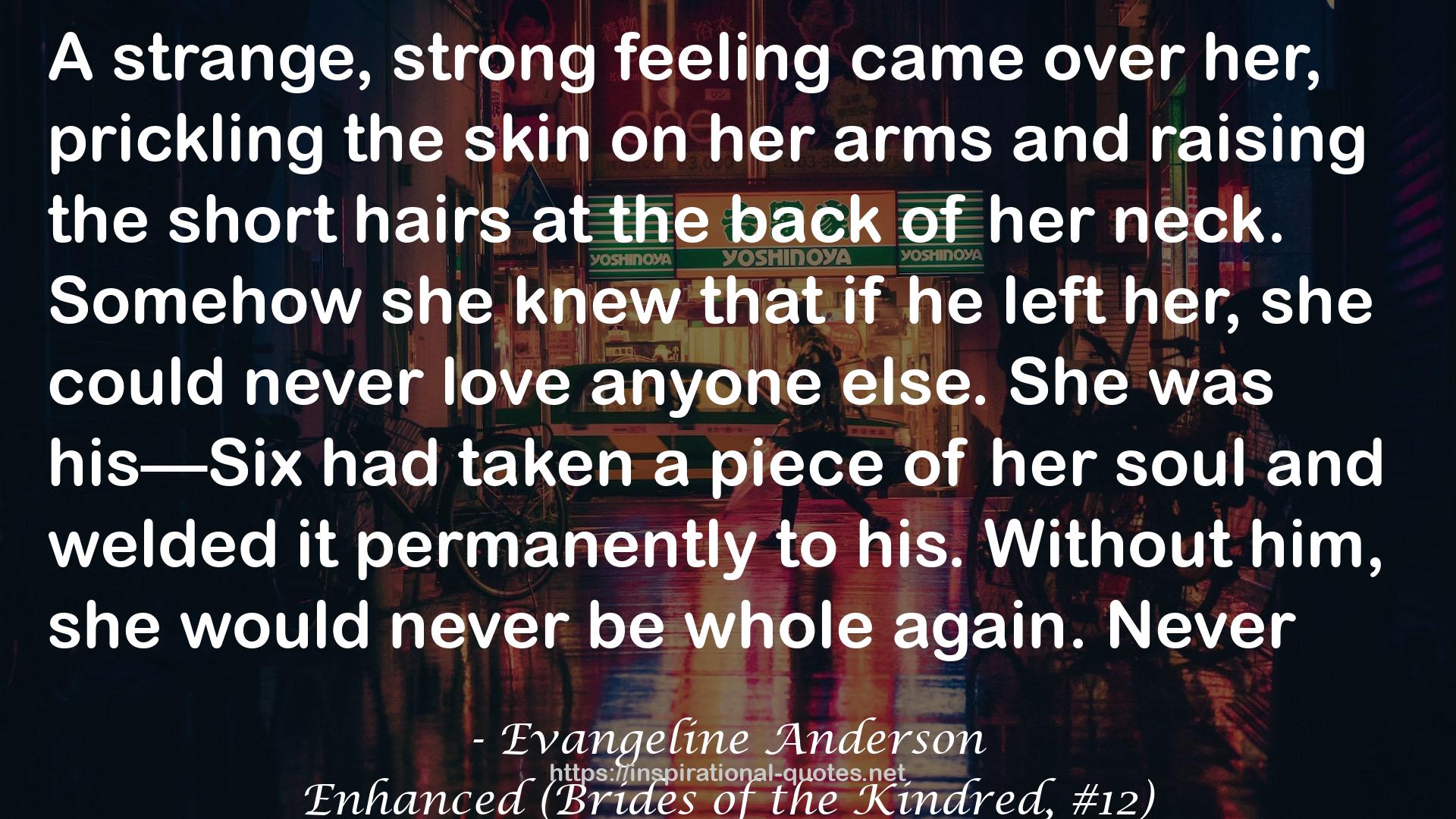 Enhanced (Brides of the Kindred, #12) QUOTES