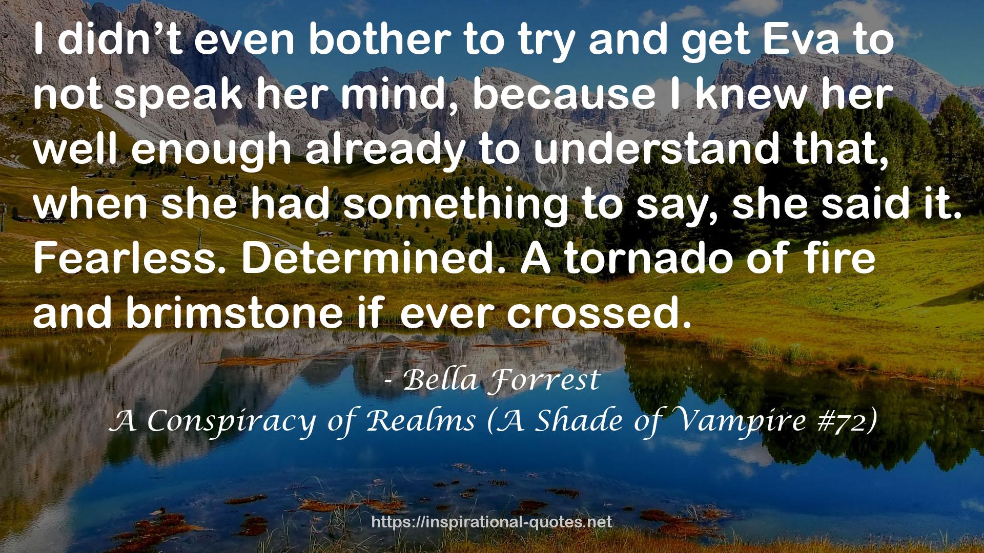 A Conspiracy of Realms (A Shade of Vampire #72) QUOTES