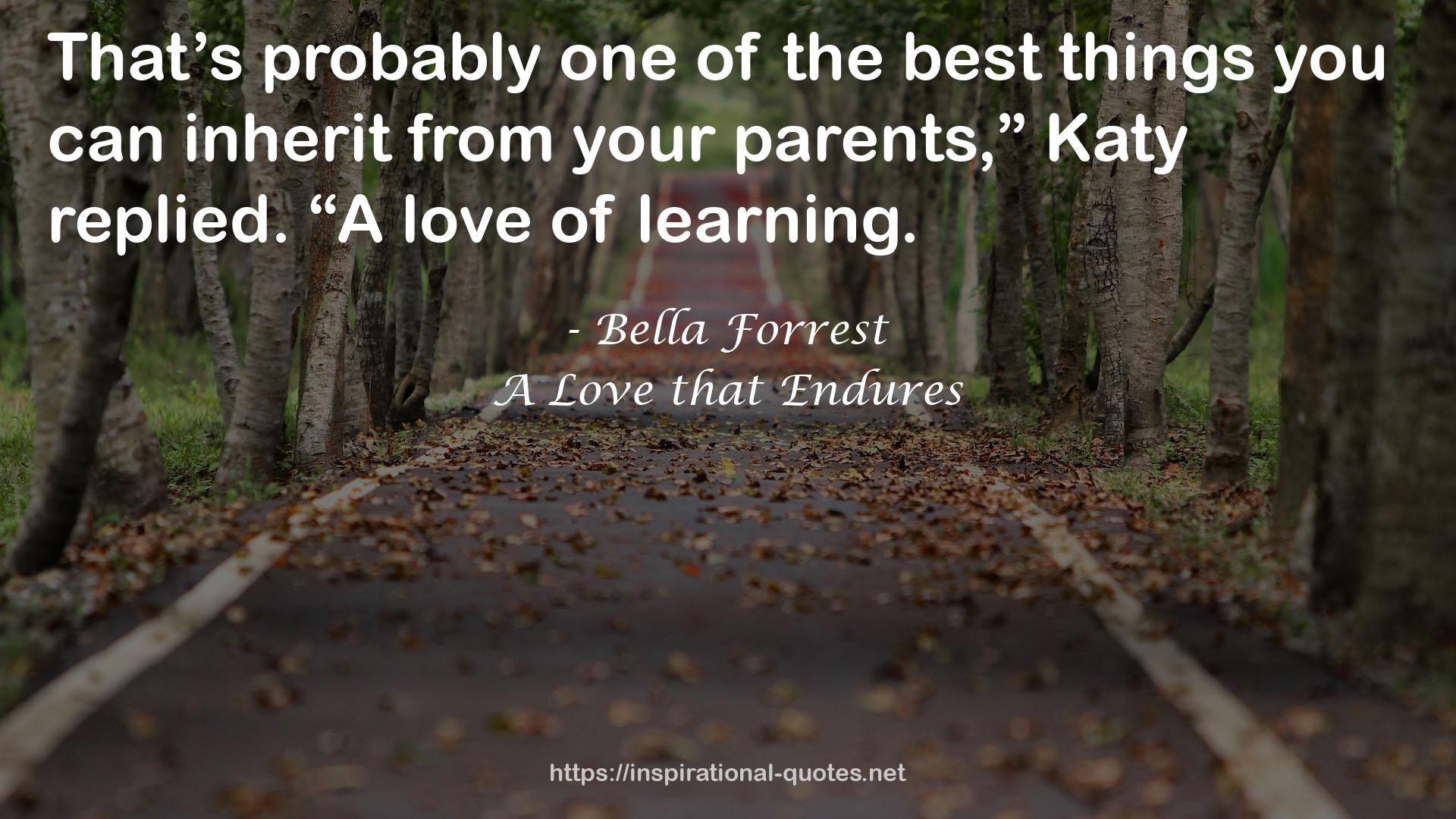 A Love that Endures QUOTES