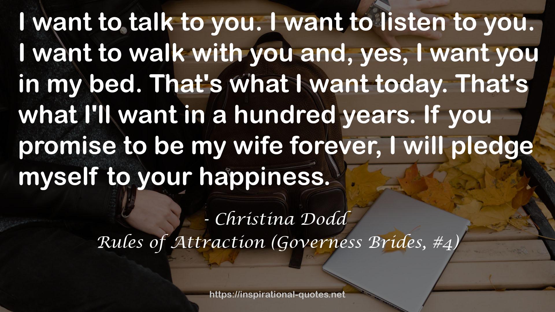 Rules of Attraction (Governess Brides, #4) QUOTES