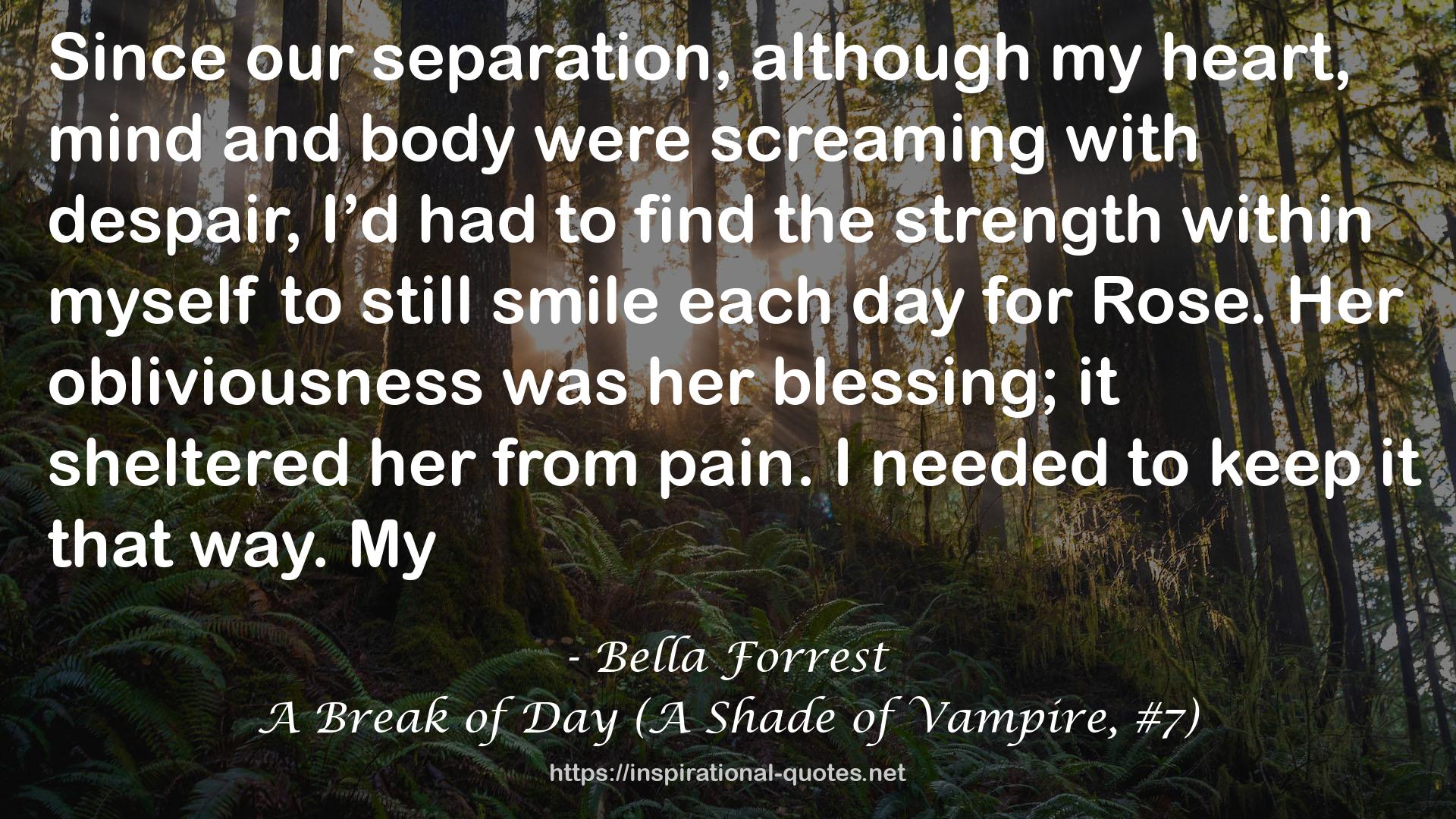 A Break of Day (A Shade of Vampire, #7) QUOTES