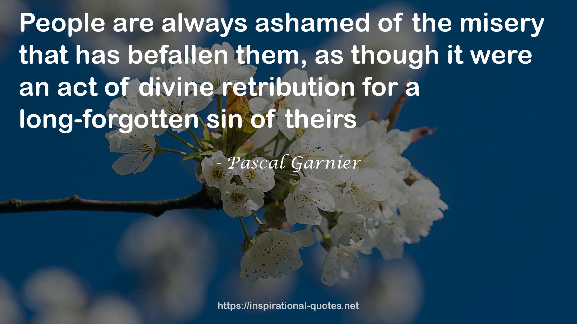 Pascal Garnier QUOTES