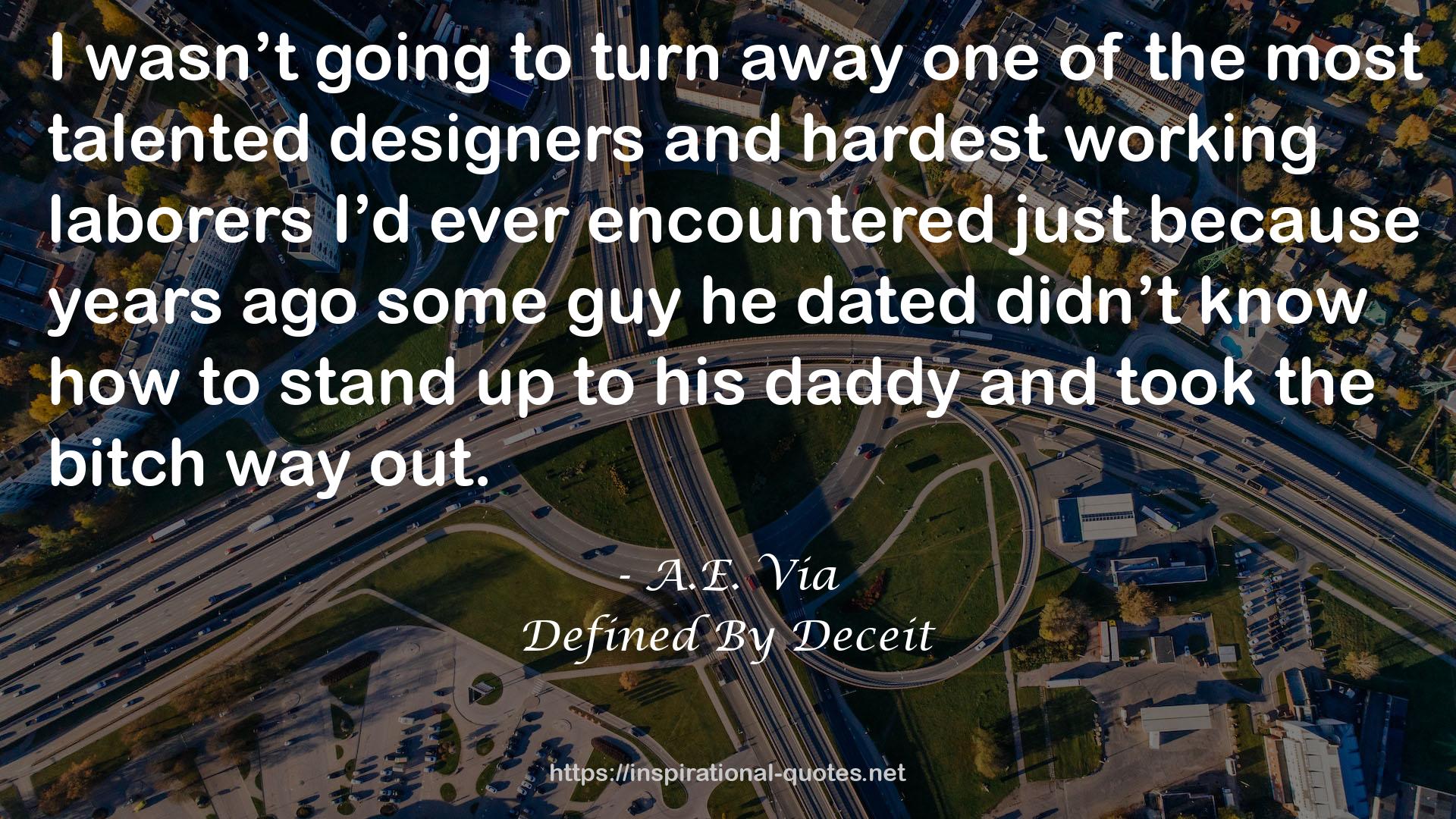 Defined By Deceit QUOTES