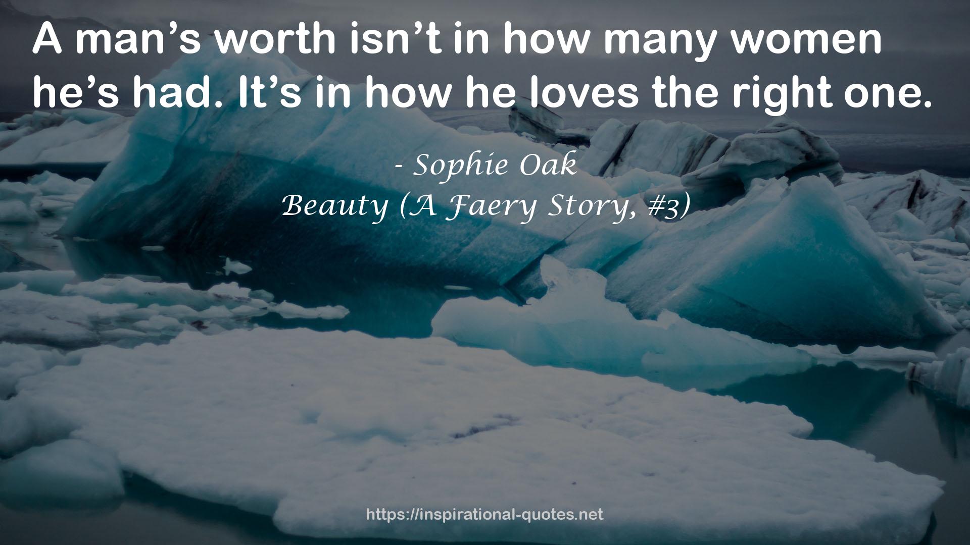 Beauty (A Faery Story, #3) QUOTES
