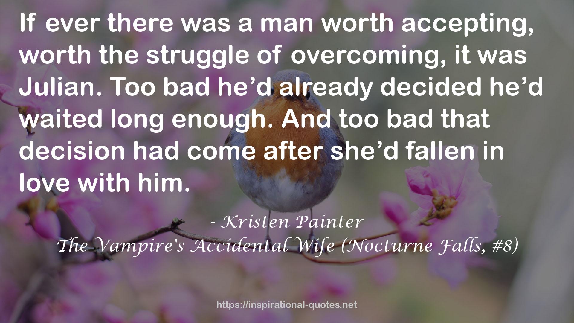 The Vampire's Accidental Wife (Nocturne Falls, #8) QUOTES