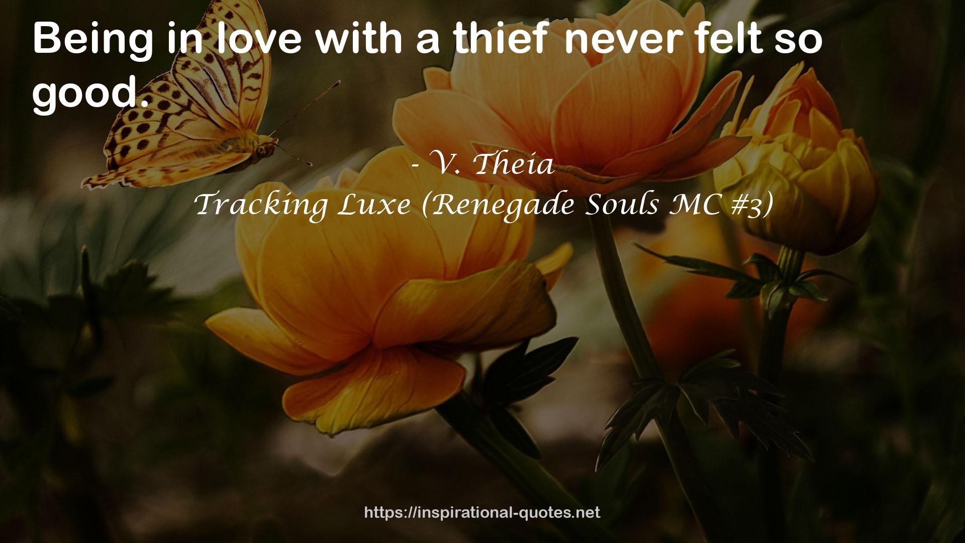 Tracking Luxe (Renegade Souls MC #3) QUOTES