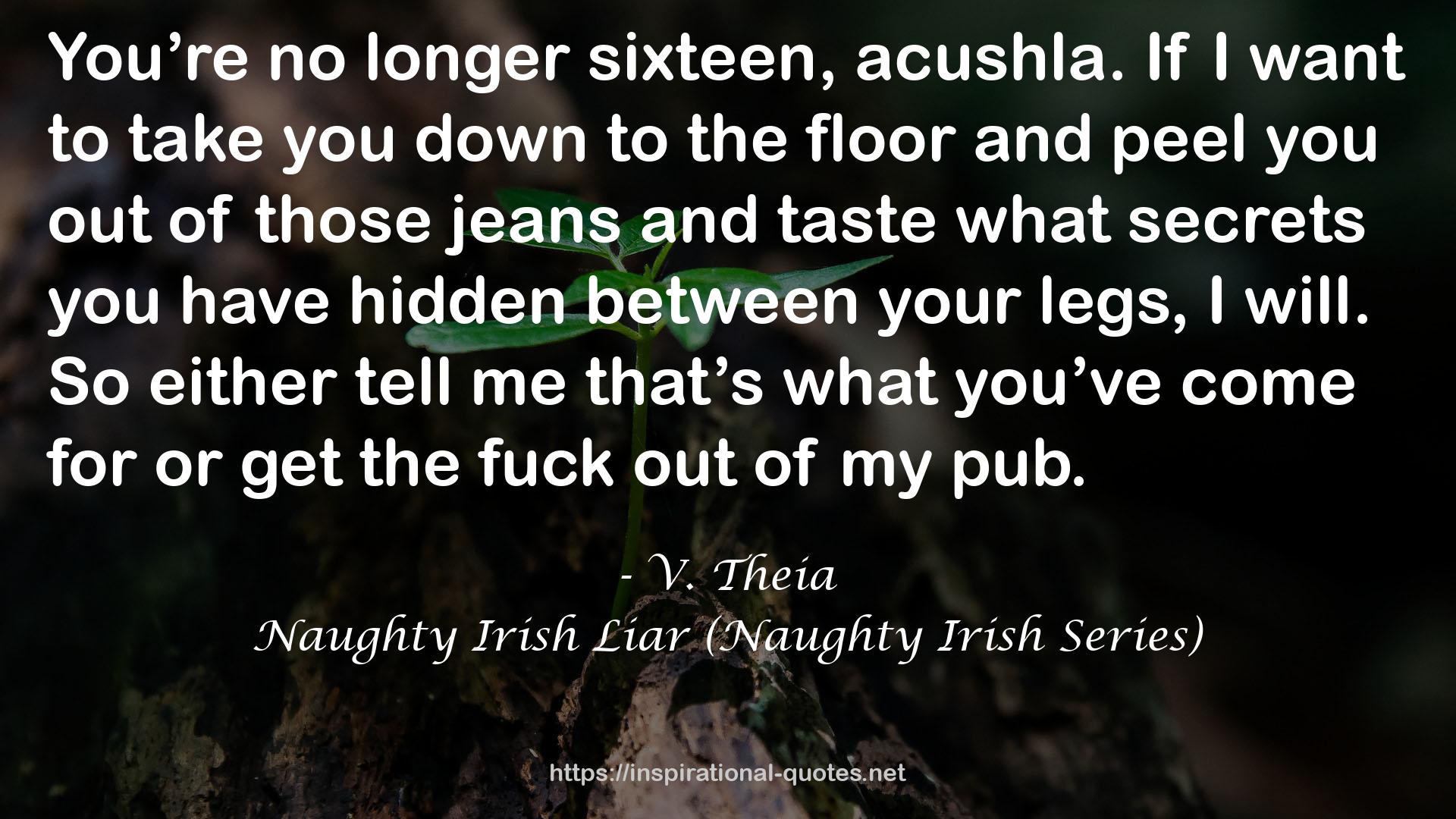 Naughty Irish Liar (Naughty Irish Series) QUOTES