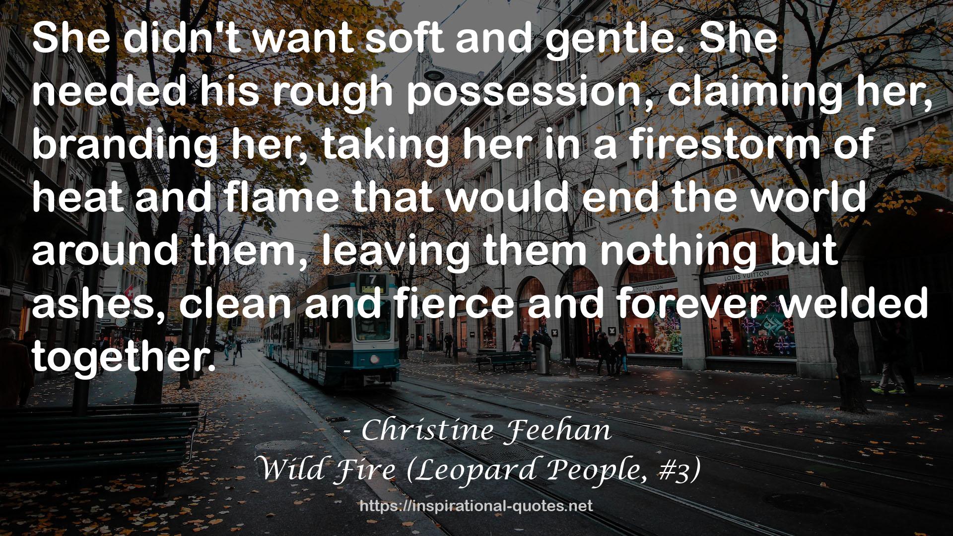 Wild Fire (Leopard People, #3) QUOTES