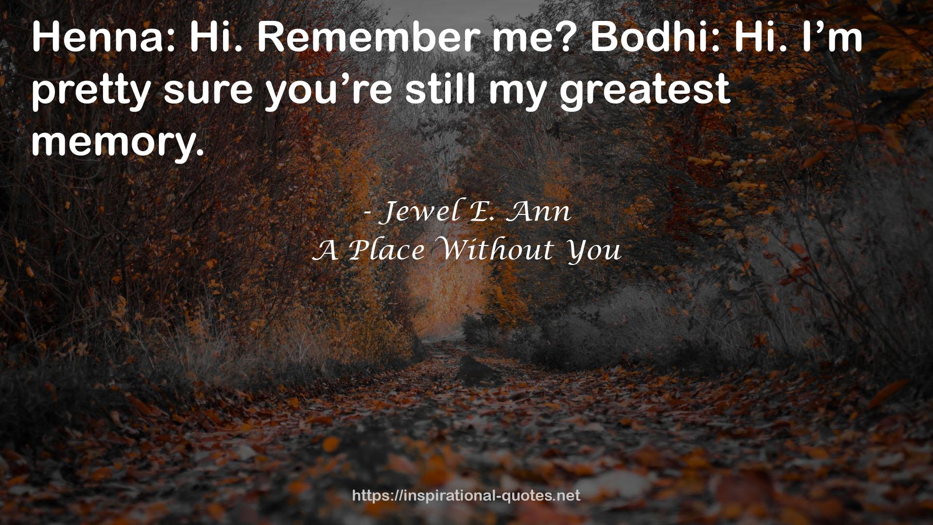 A Place Without You QUOTES