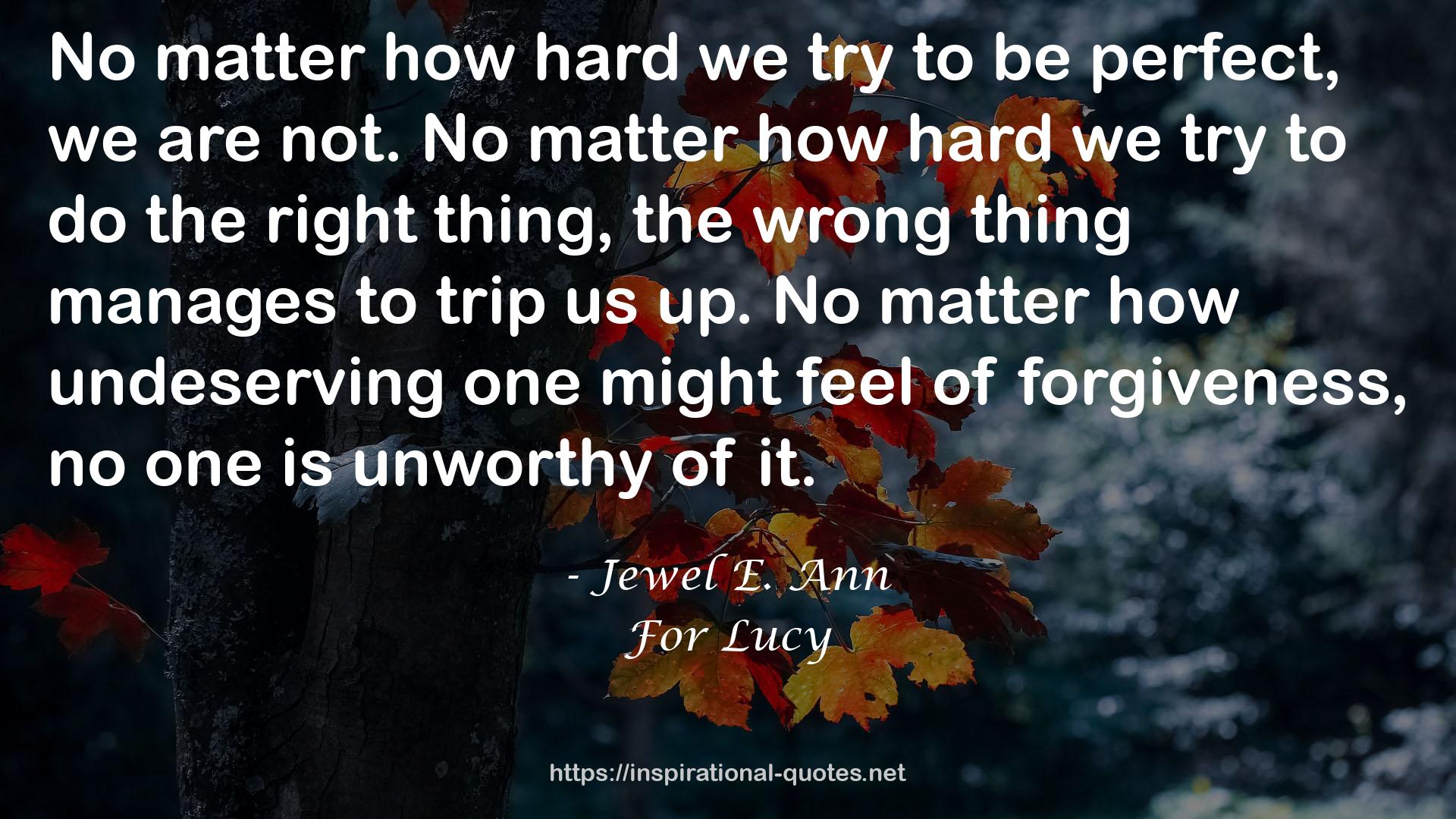 For Lucy QUOTES