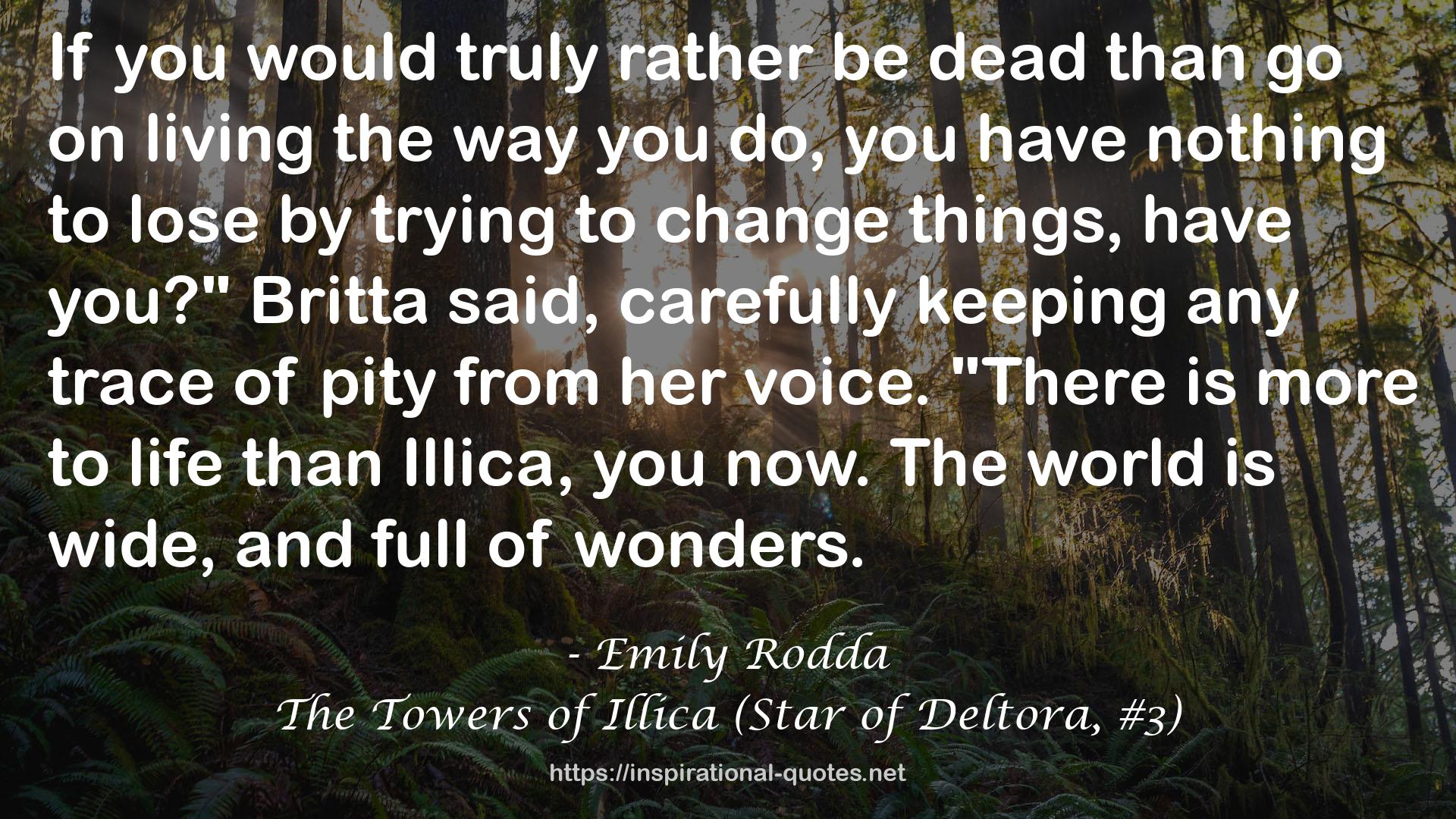 The Towers of Illica (Star of Deltora, #3) QUOTES