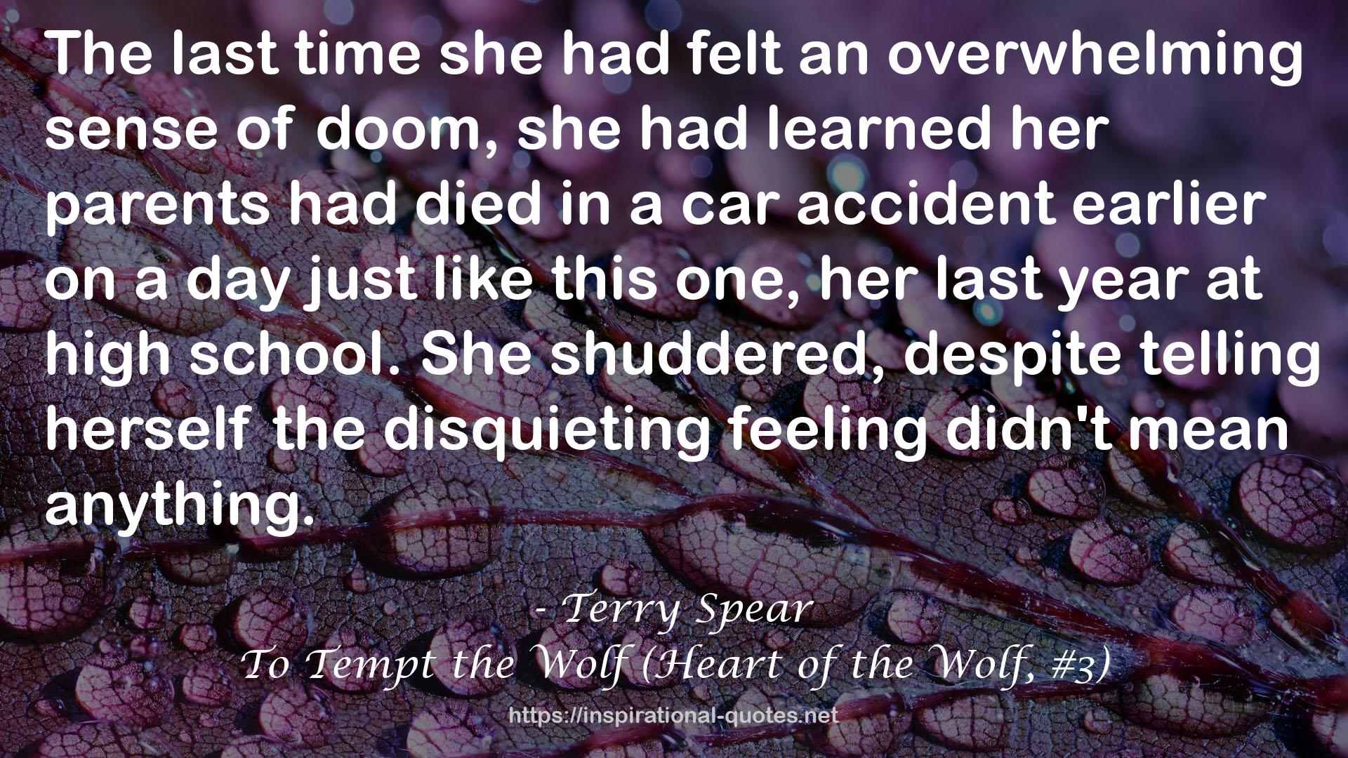 To Tempt the Wolf (Heart of the Wolf, #3) QUOTES