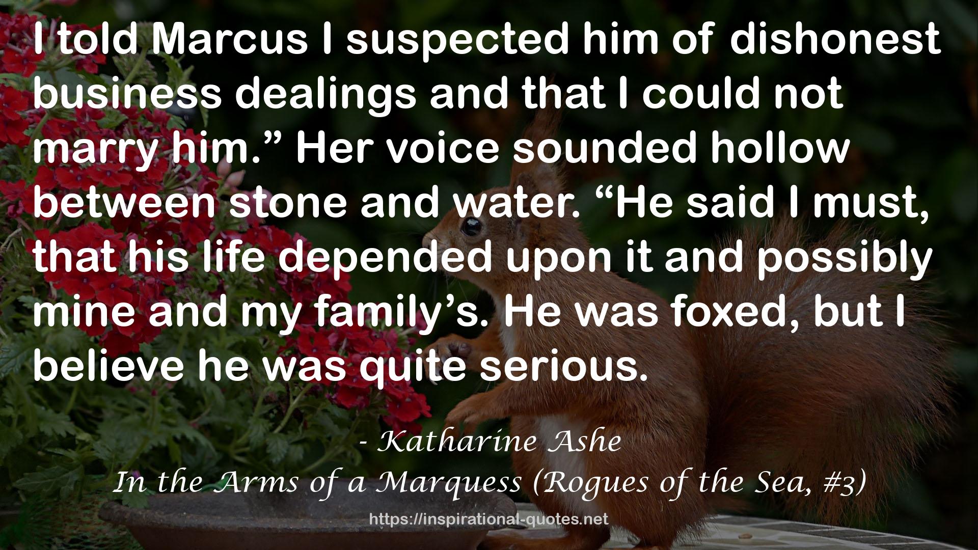 In the Arms of a Marquess (Rogues of the Sea, #3) QUOTES