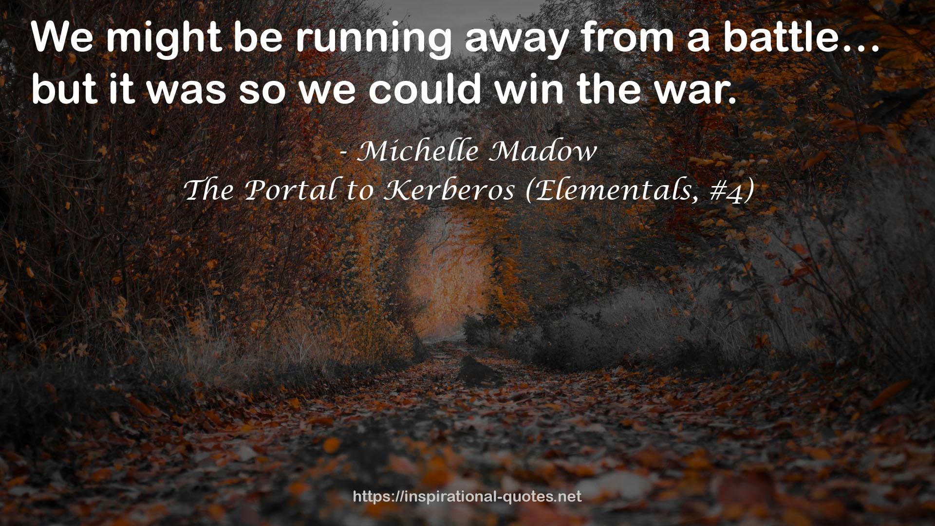 The Portal to Kerberos (Elementals, #4) QUOTES