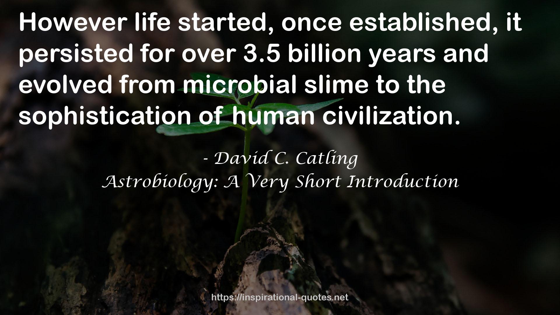 David C. Catling QUOTES