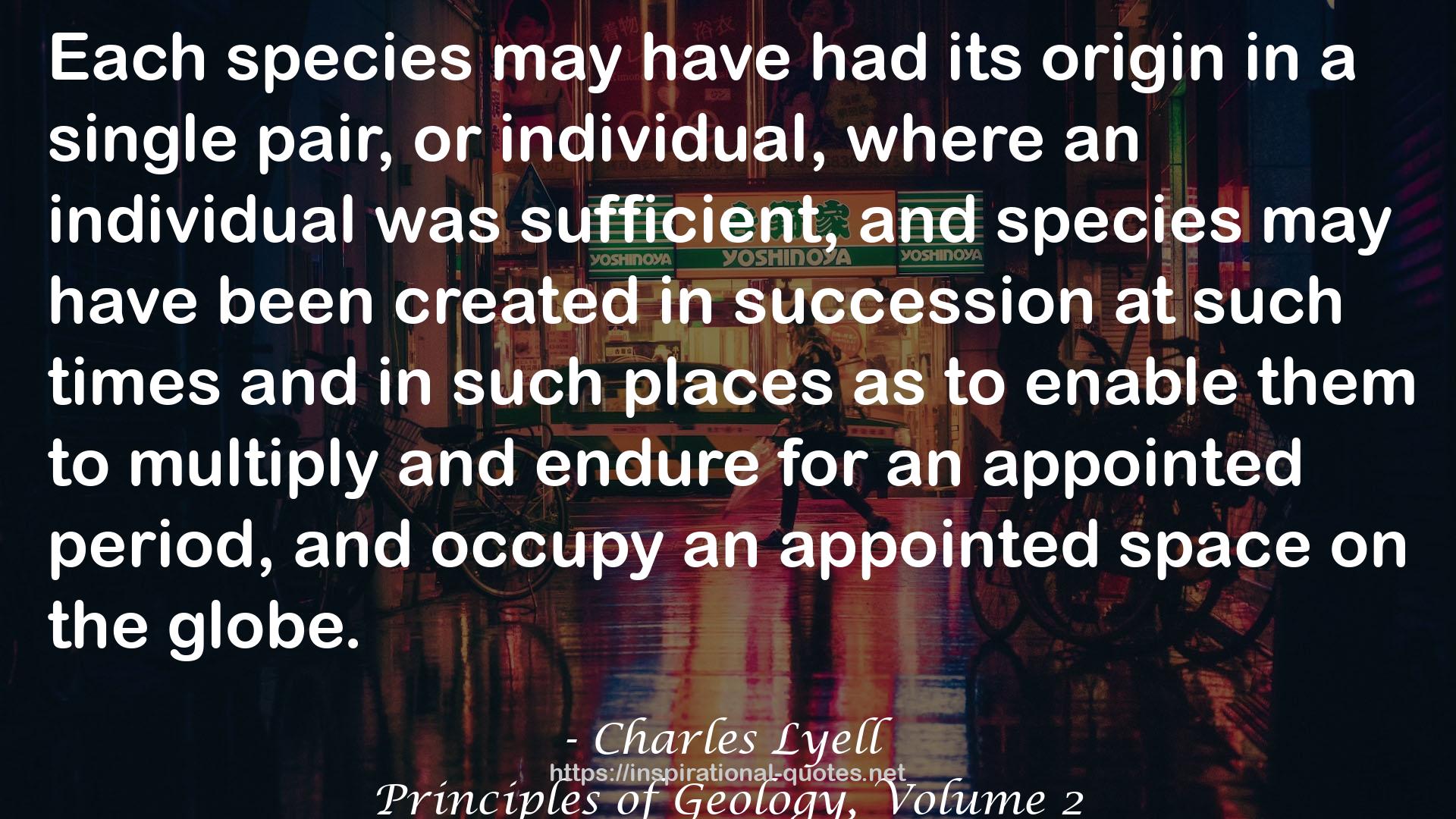 Charles Lyell QUOTES