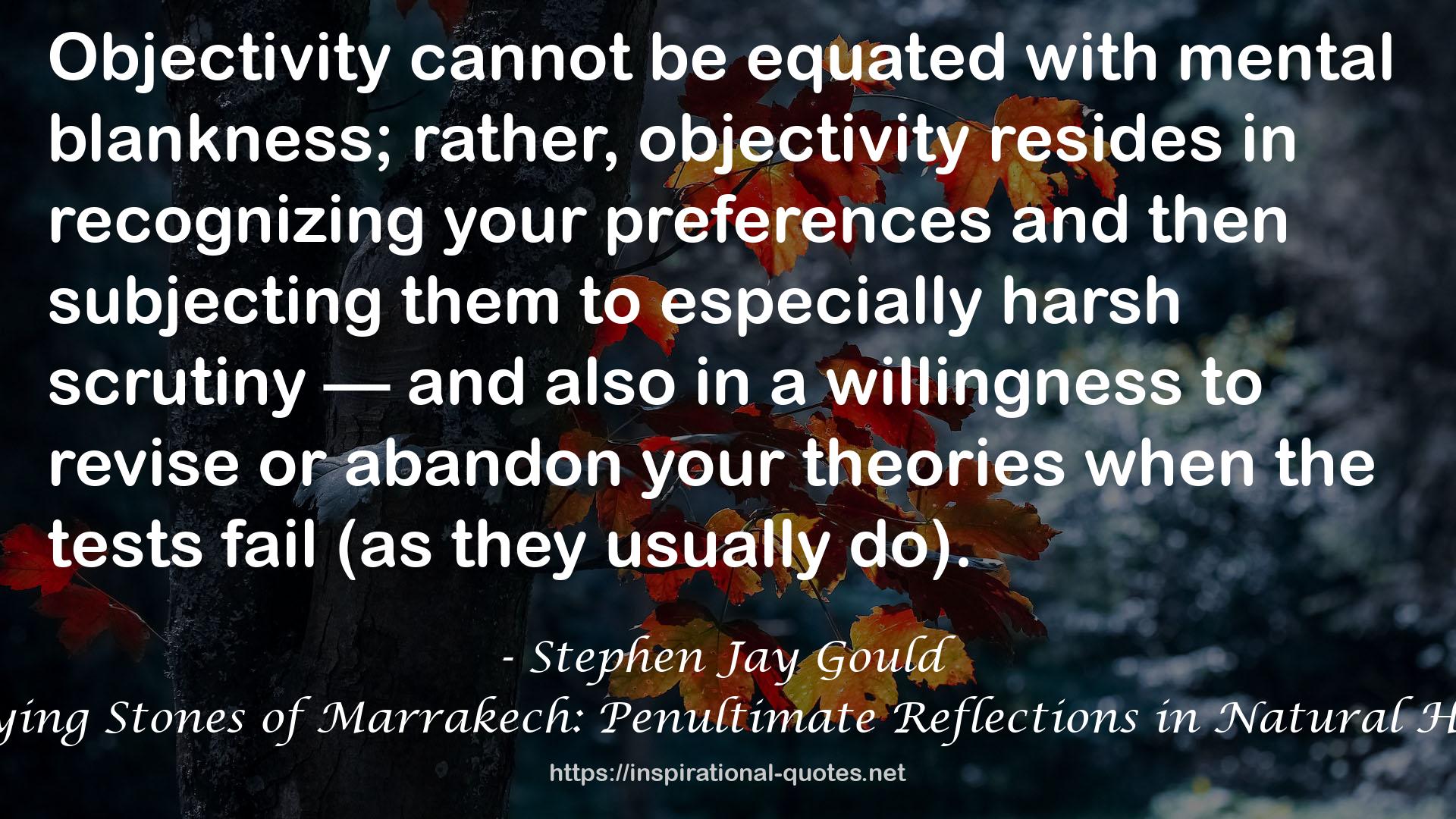 Stephen Jay Gould QUOTES