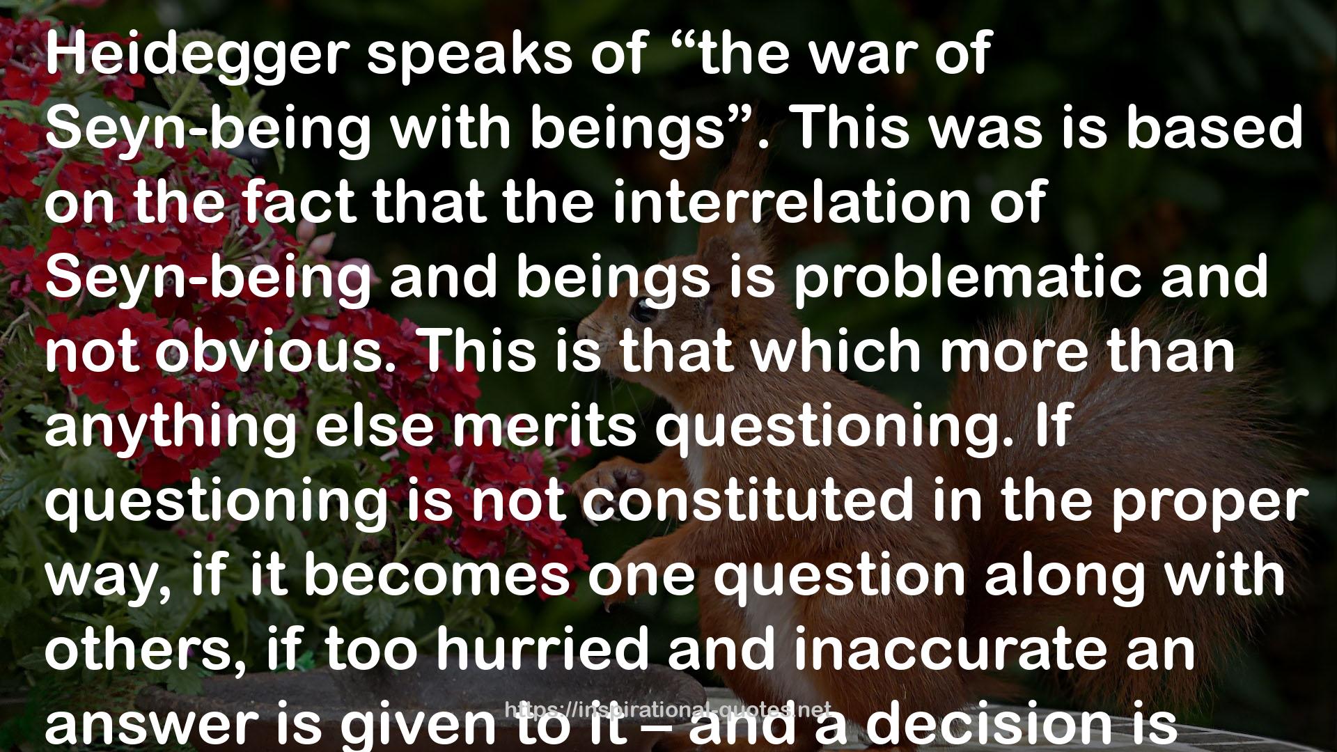 Martin Heidegger: The Philosophy of Another Beginning QUOTES