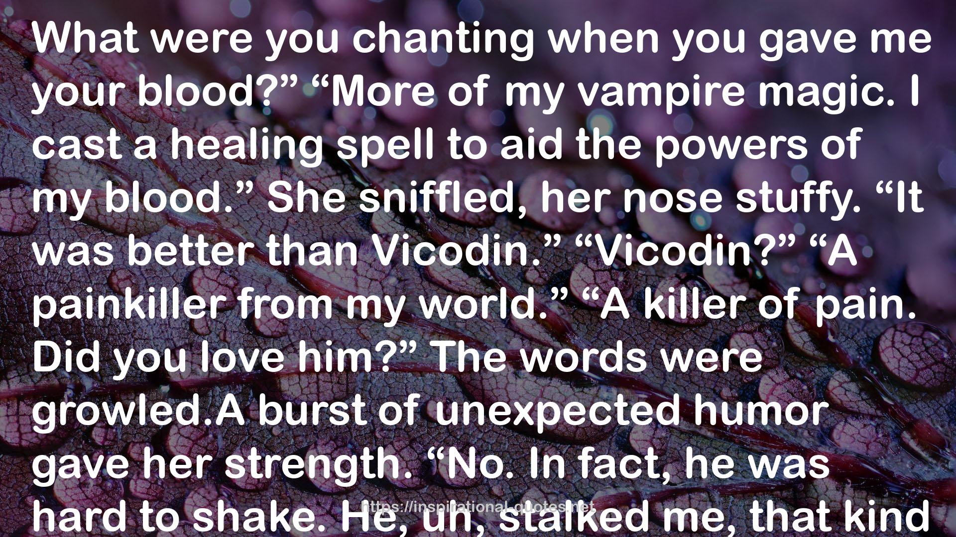 Lord of the Vampires (Royal House of Shadows, #1) QUOTES