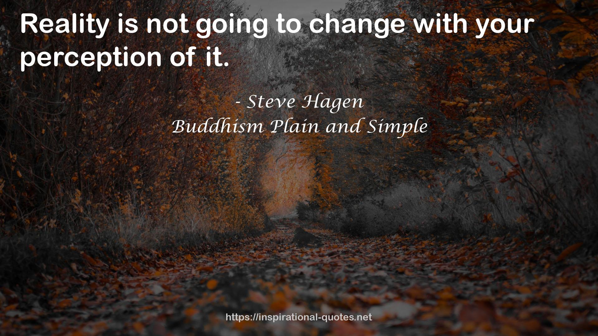 Buddhism Plain and Simple QUOTES