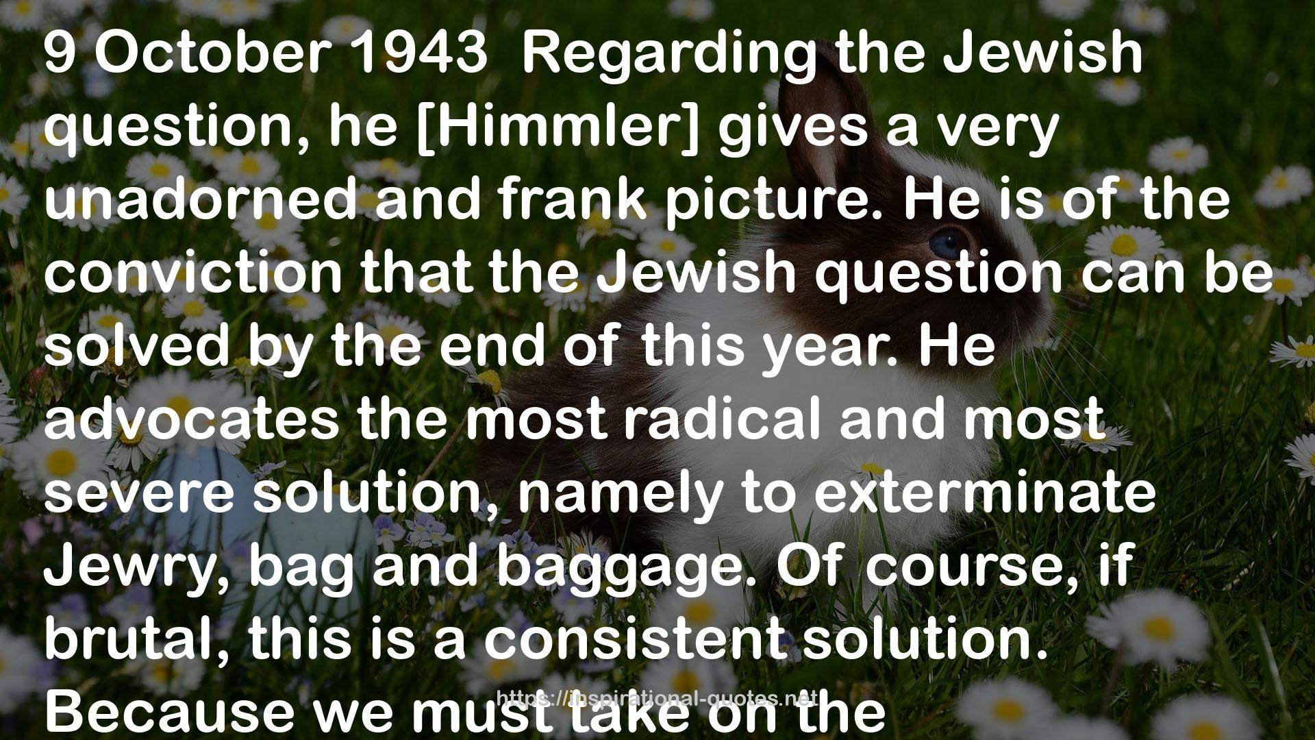 The Goebbels Diaries 1942-1943 QUOTES