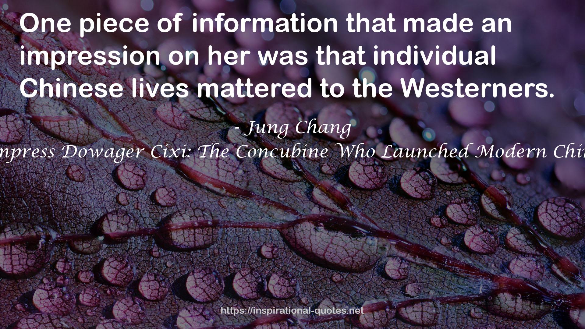 Jung Chang QUOTES