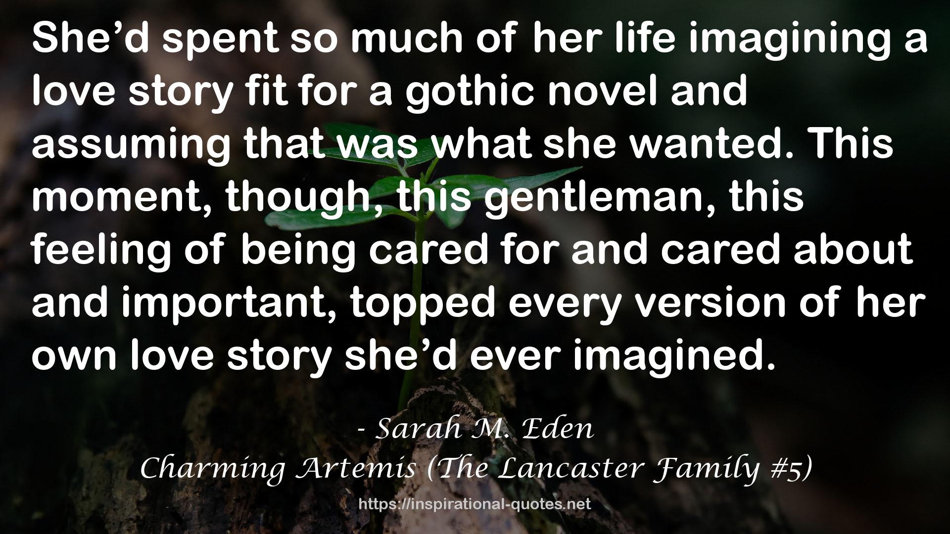 Charming Artemis (The Lancaster Family #5) QUOTES