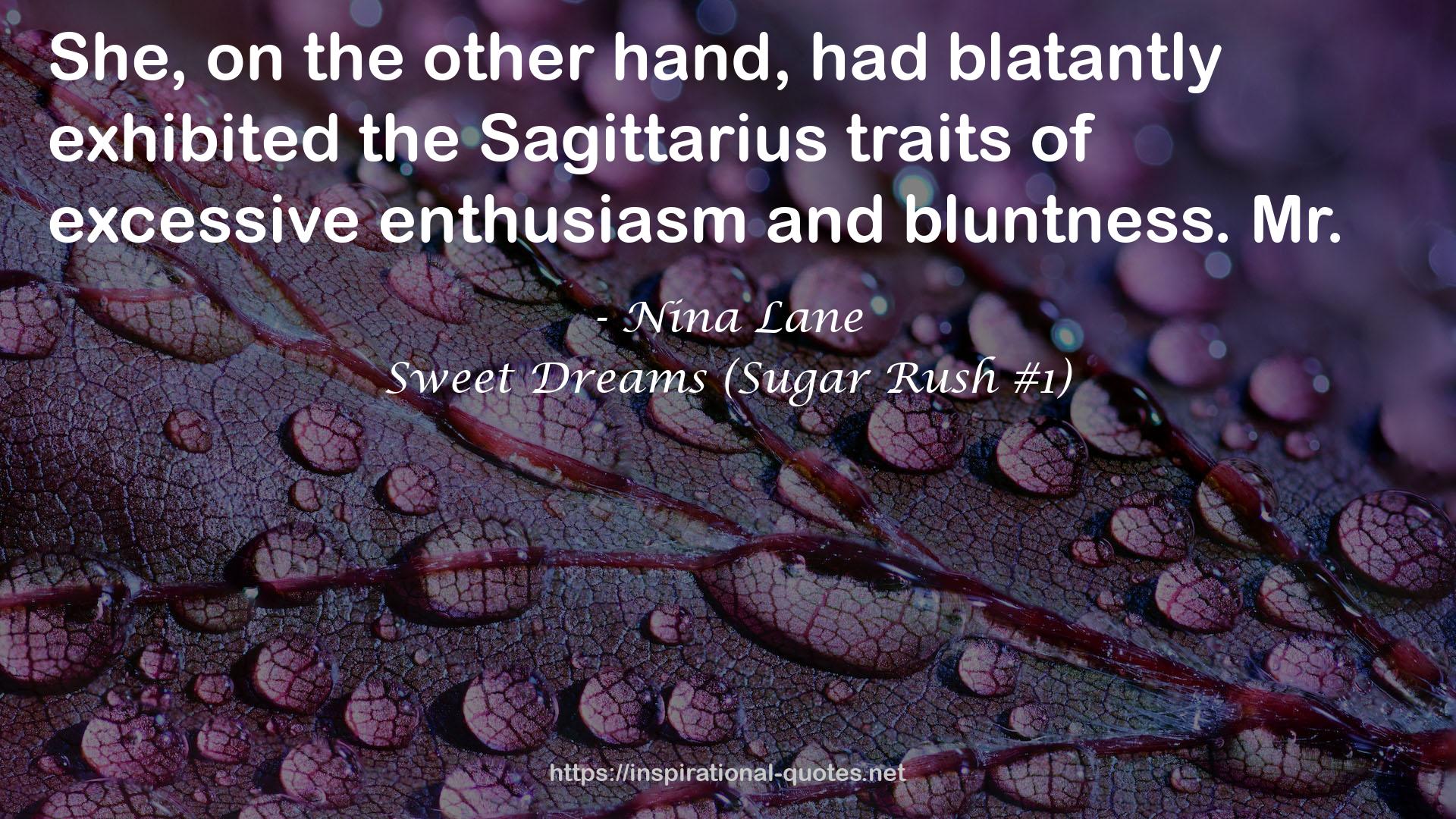 Sweet Dreams (Sugar Rush #1) QUOTES