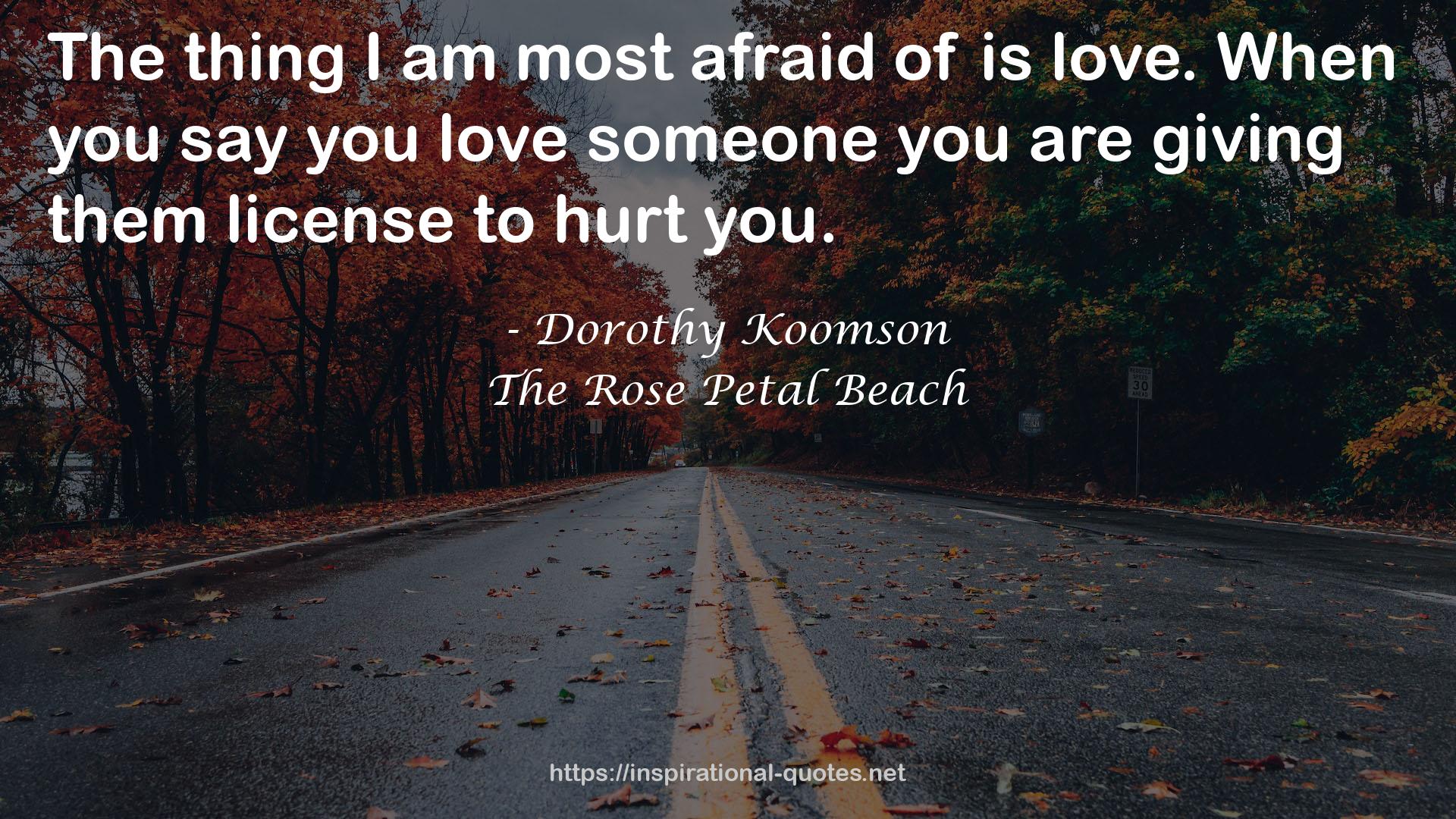 The Rose Petal Beach QUOTES
