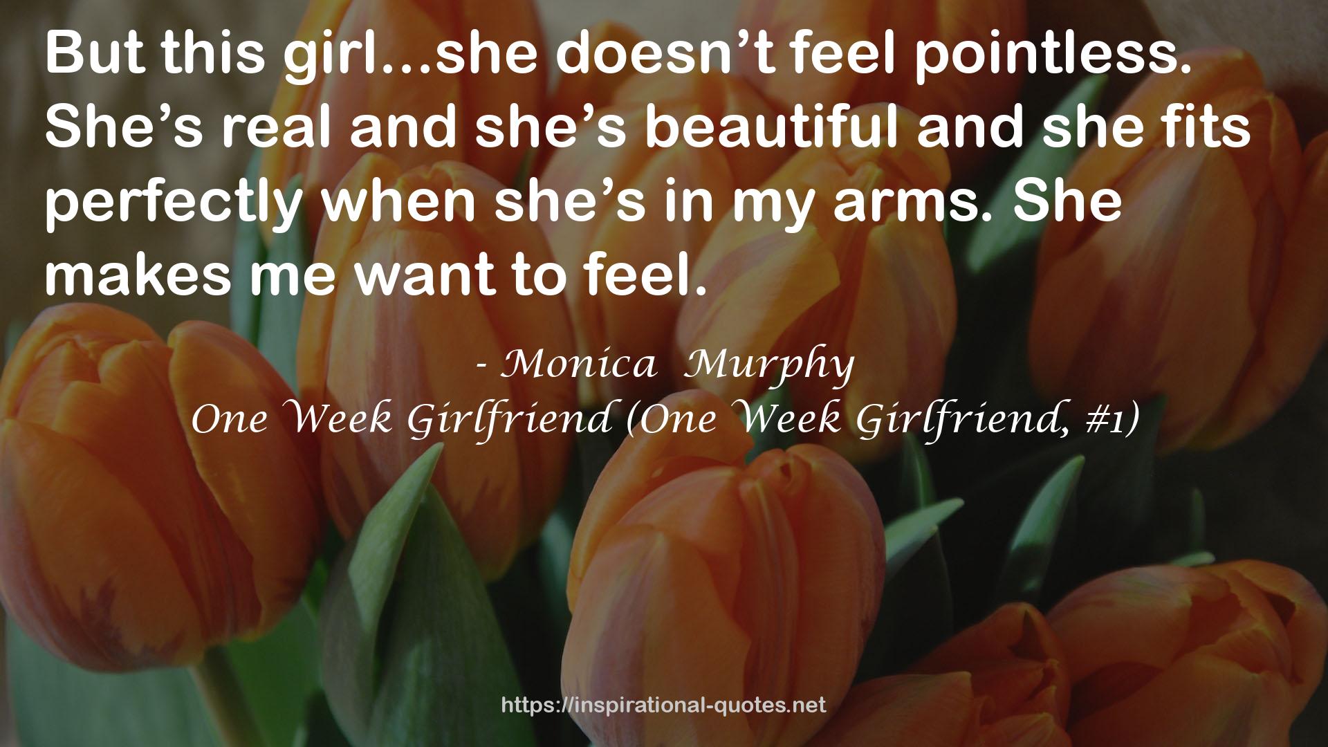 One Week Girlfriend (One Week Girlfriend, #1) QUOTES