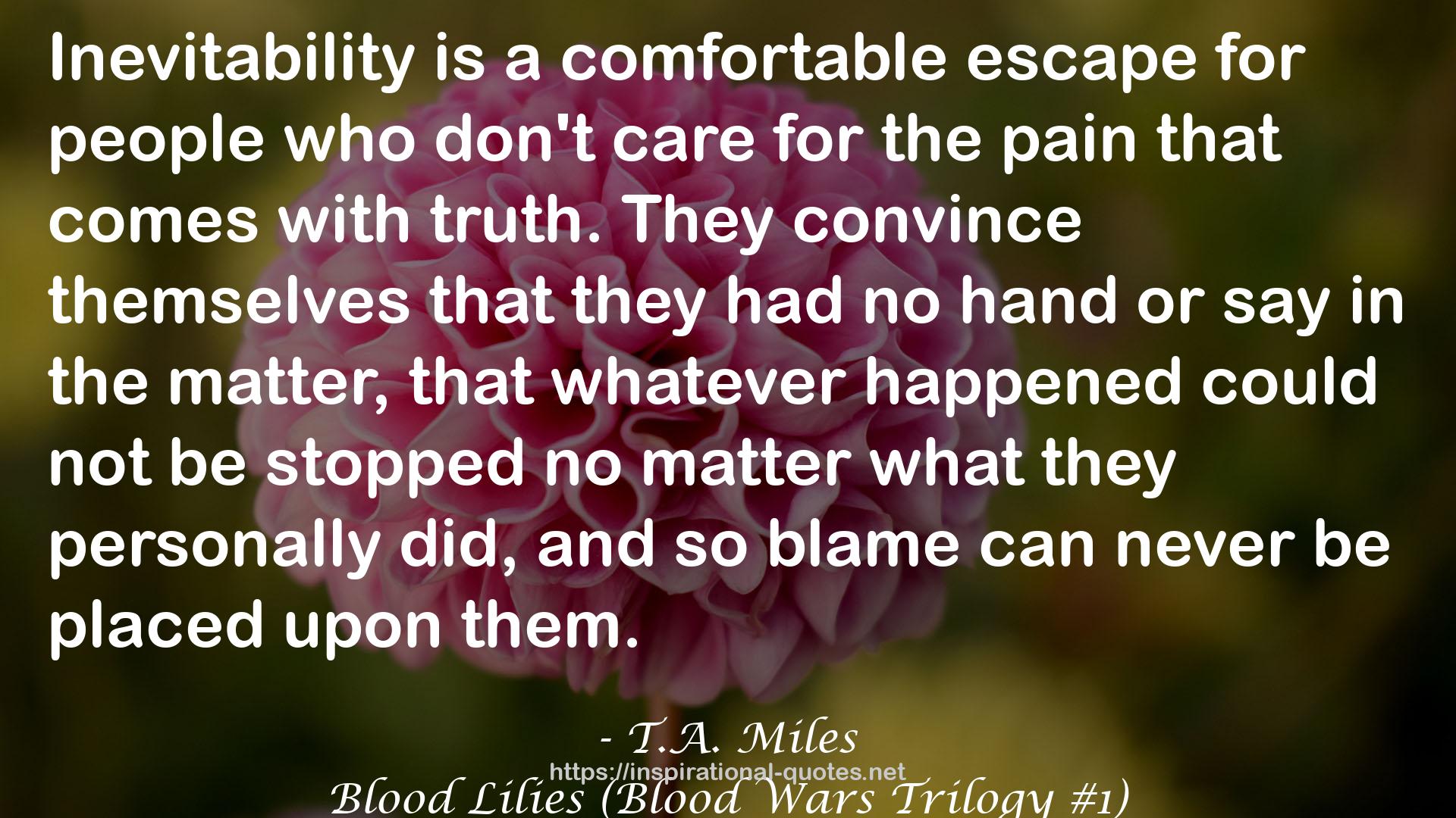 Blood Lilies (Blood Wars Trilogy #1) QUOTES