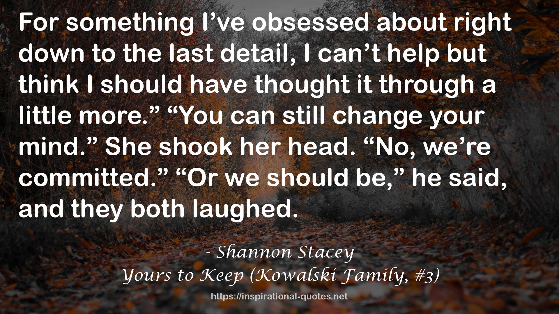 Yours to Keep (Kowalski Family, #3) QUOTES