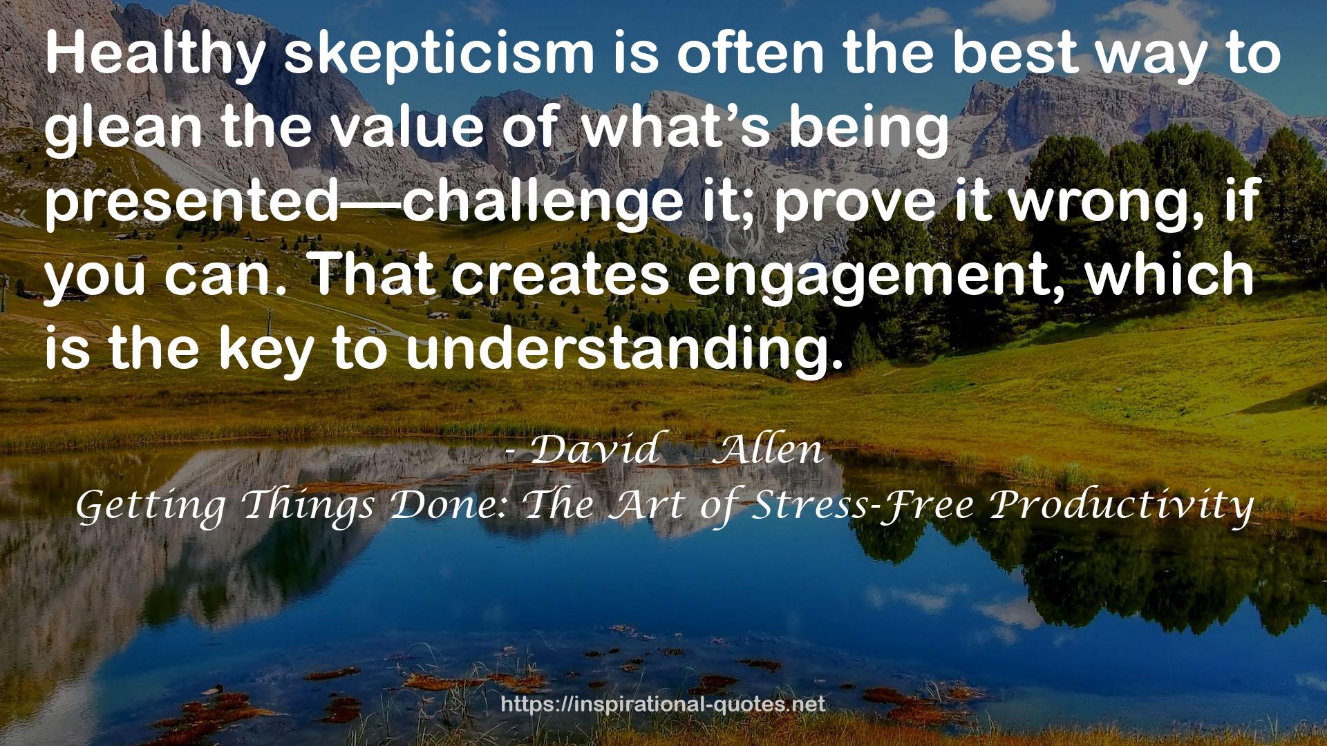 David    Allen QUOTES