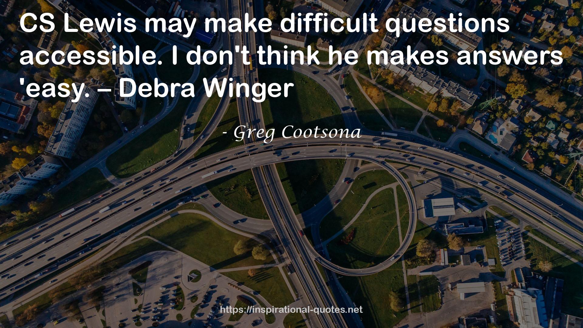 Greg Cootsona QUOTES