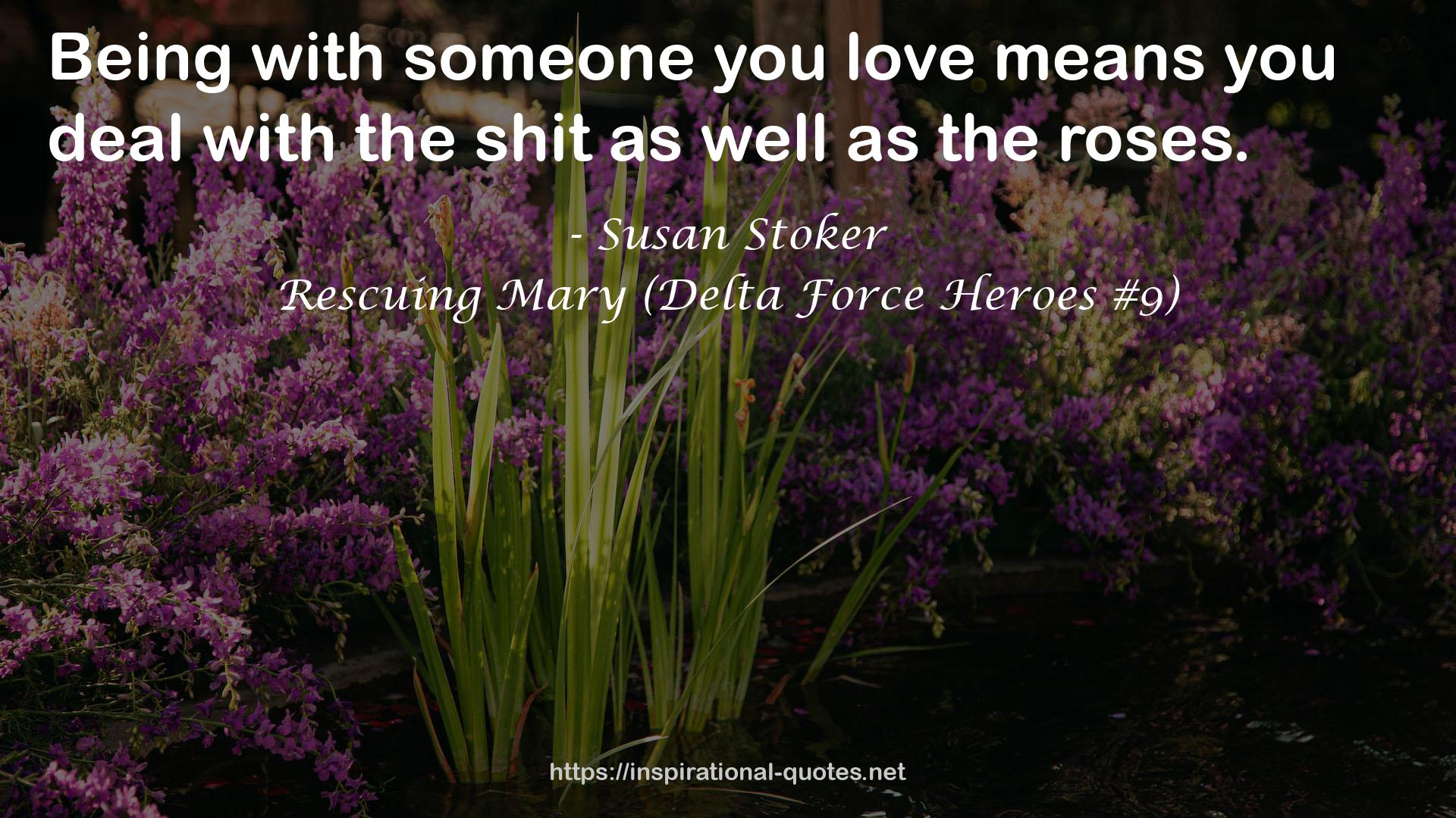 Rescuing Mary (Delta Force Heroes #9) QUOTES