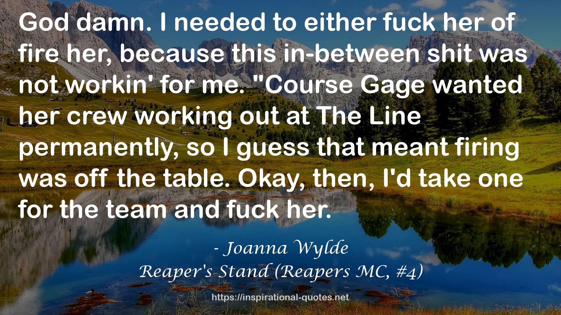 Joanna Wylde QUOTES