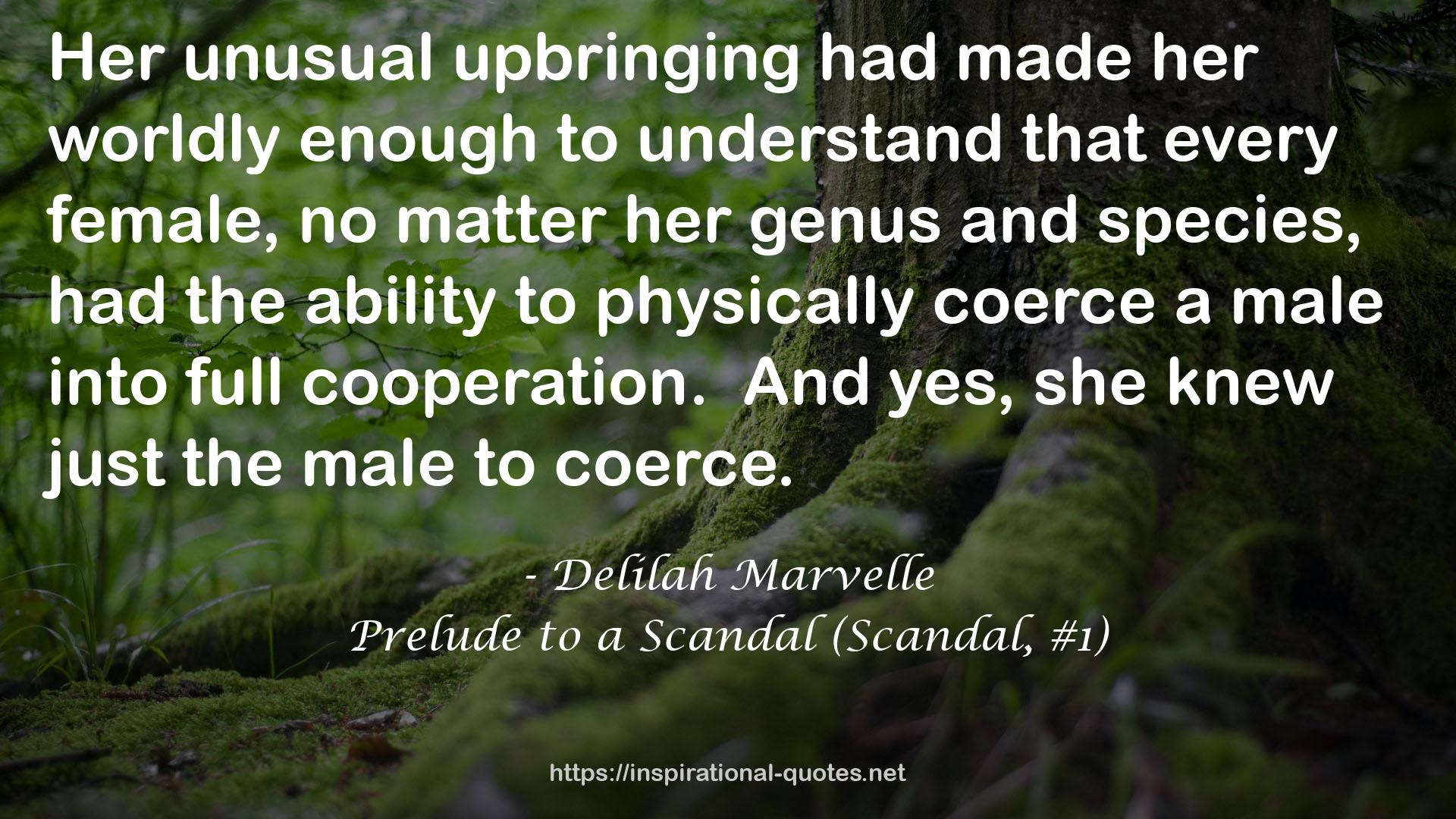Prelude to a Scandal (Scandal, #1) QUOTES